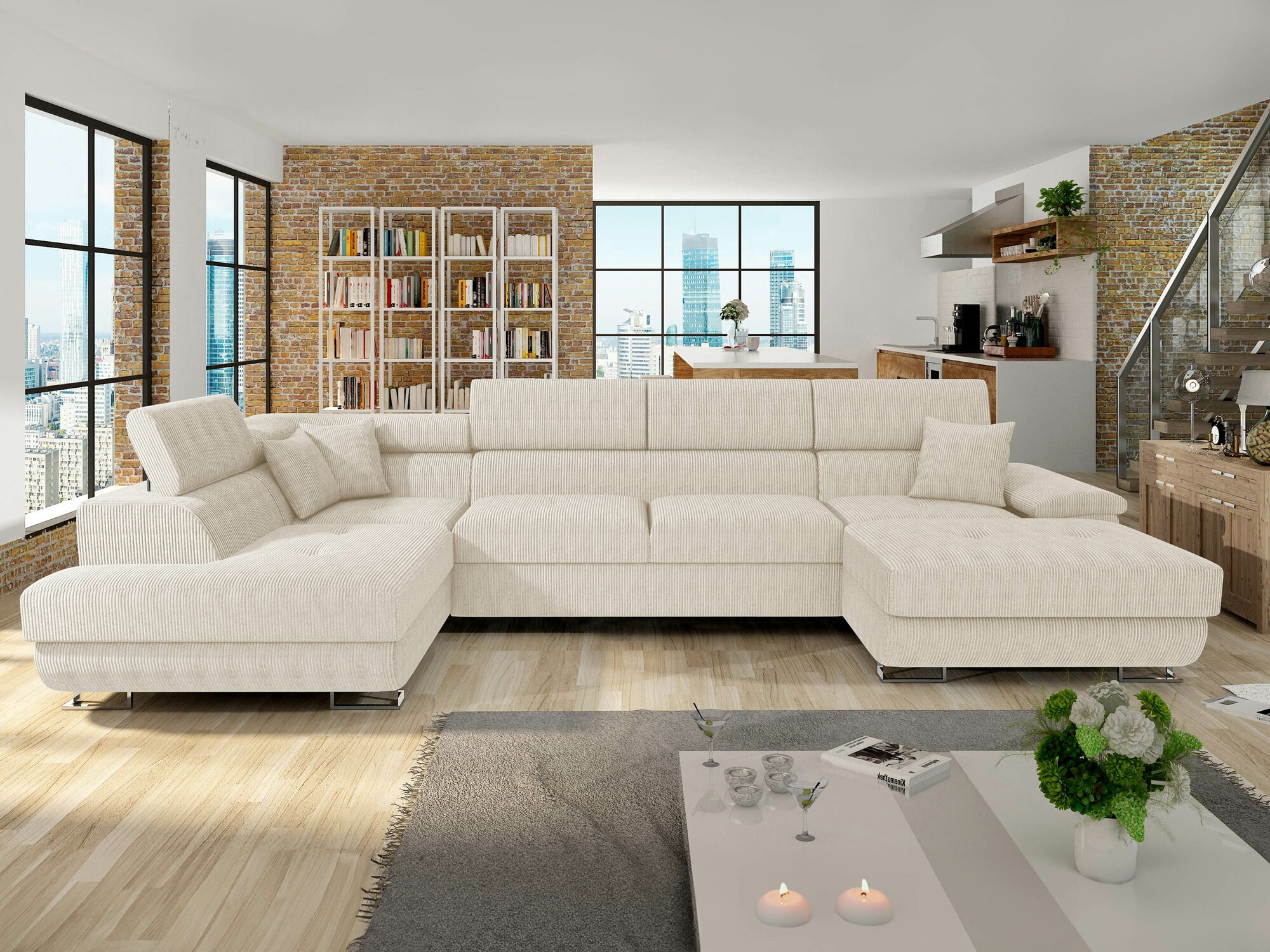 Corner sofa Comfivo 138 (Poso 100)