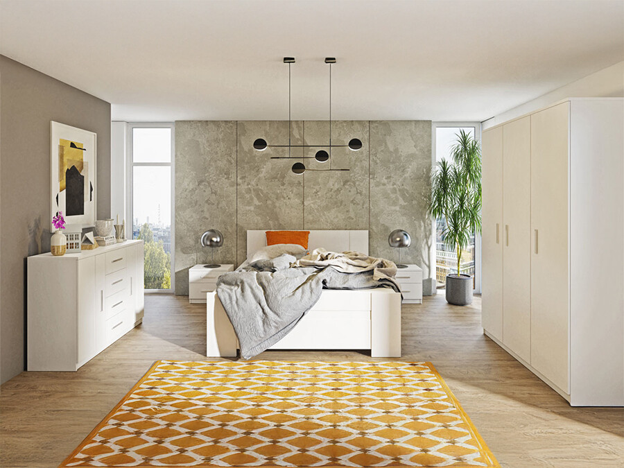 Bedroom set Catromi 123 (White)