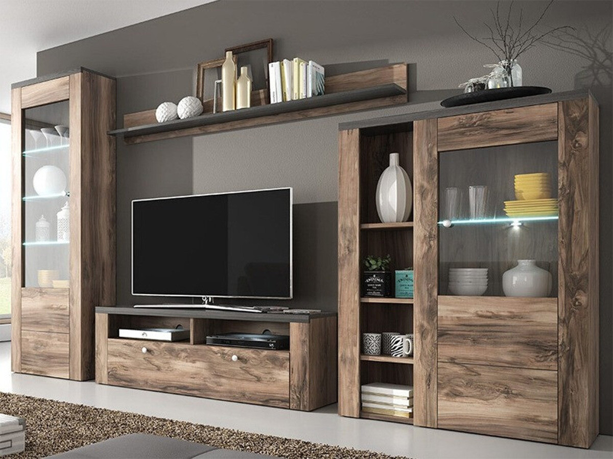 Bookcase Salelbo 102 (Walnut)
