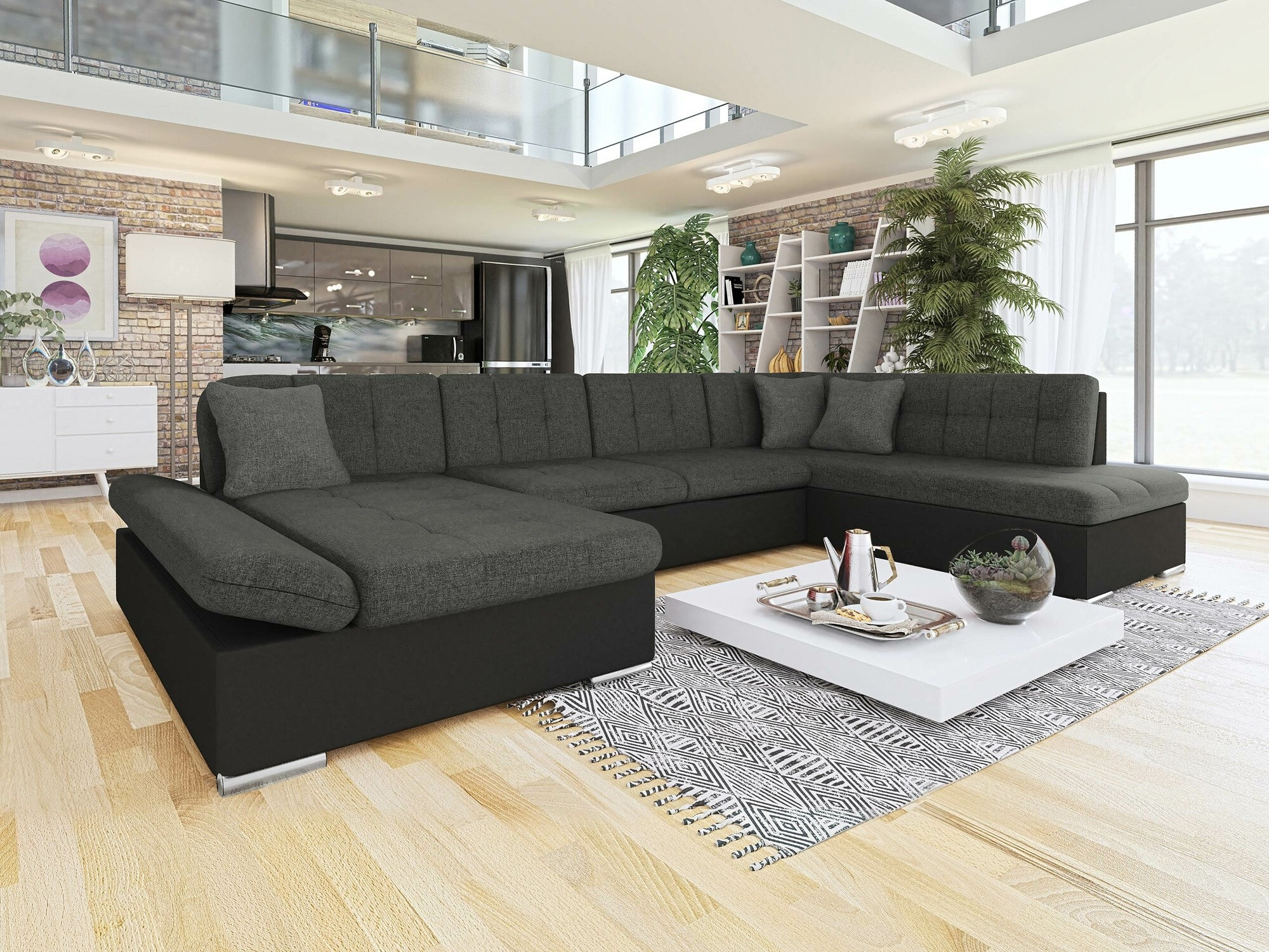 Corner sofa Comfivo Tilia (Soft 011 + Lux 06 + Lux 05)