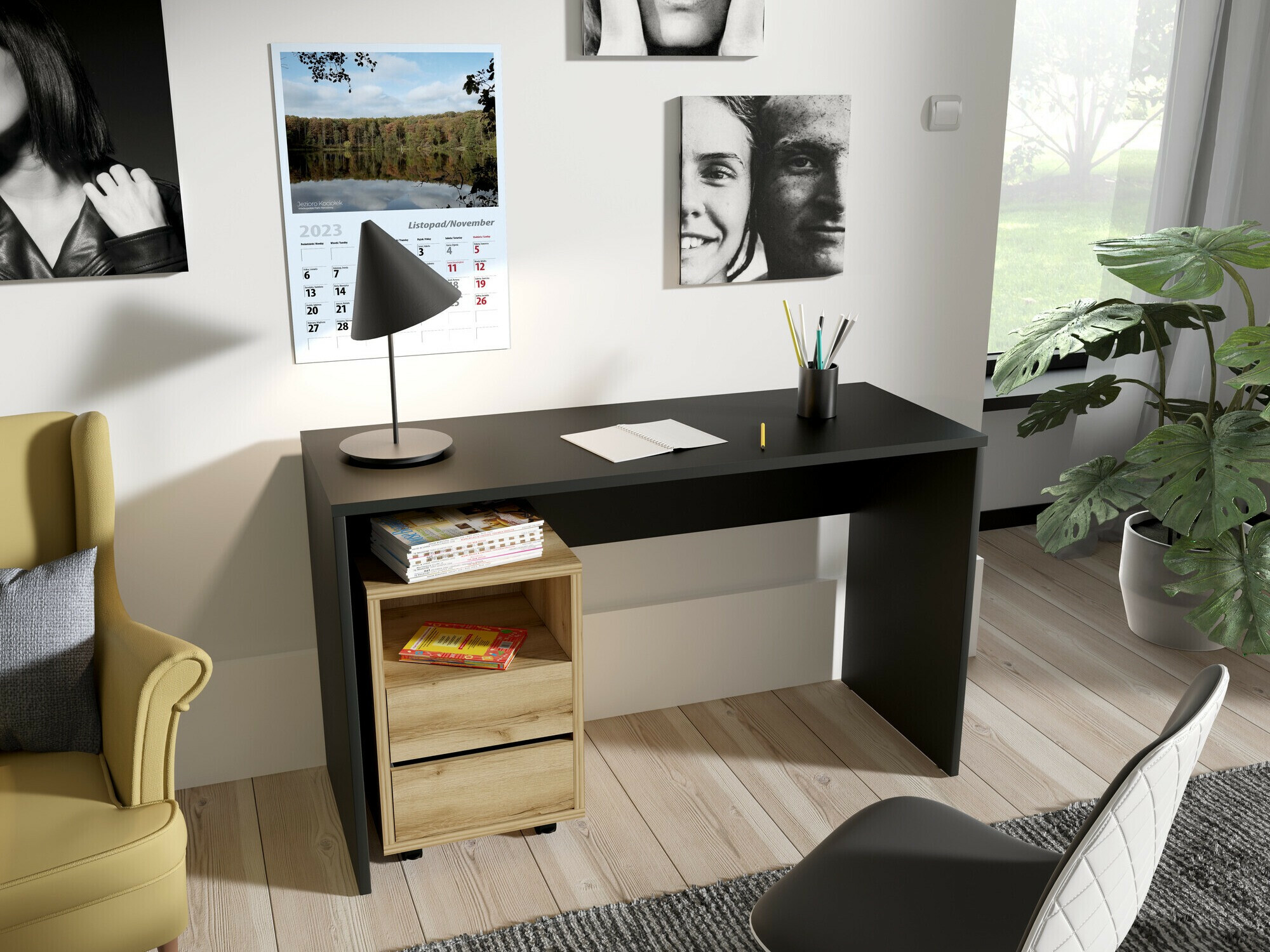Desk Austin 345 (Black)