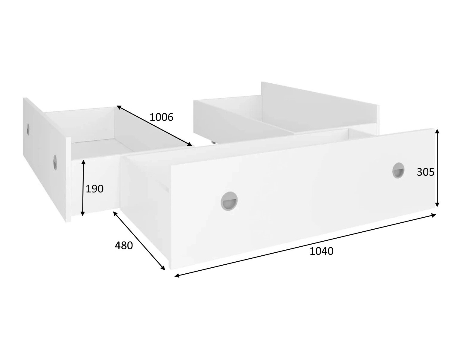 Storage Novsore 129 (Sonoma oak) (3 pcs.)