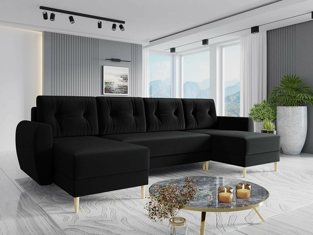 Corner sofa Memphis 110 (Itaka 15)