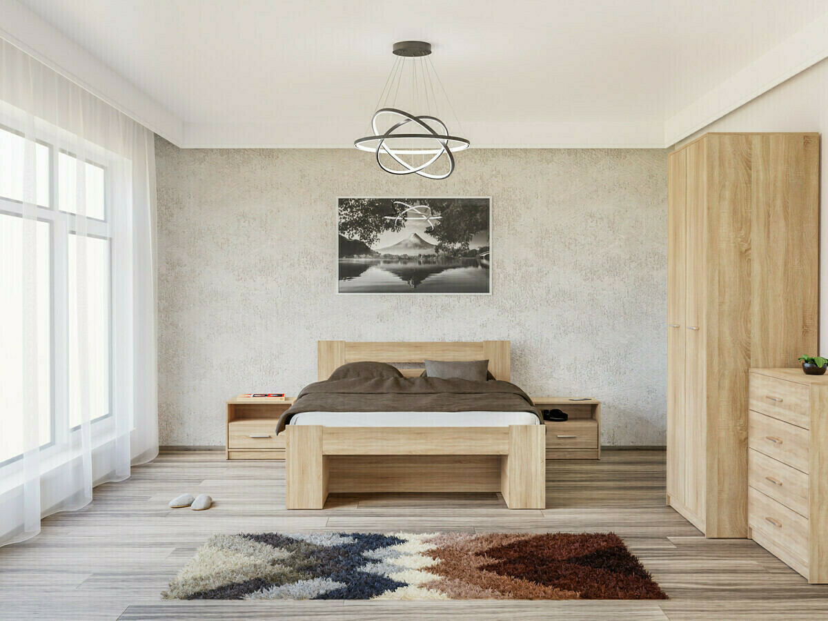 Bedroom set Novsore 147 (Sonoma oak)