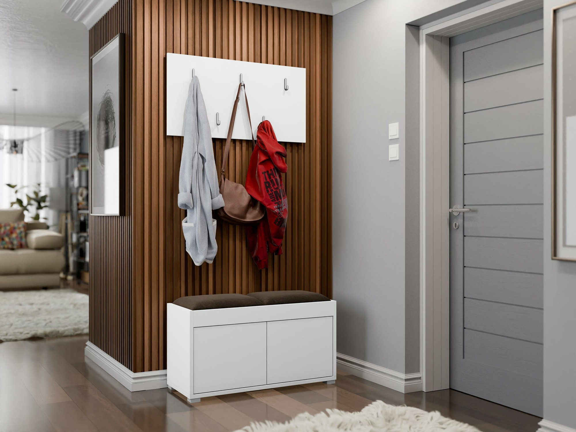 Hallway set Comfivo Fersoe 117 (White)