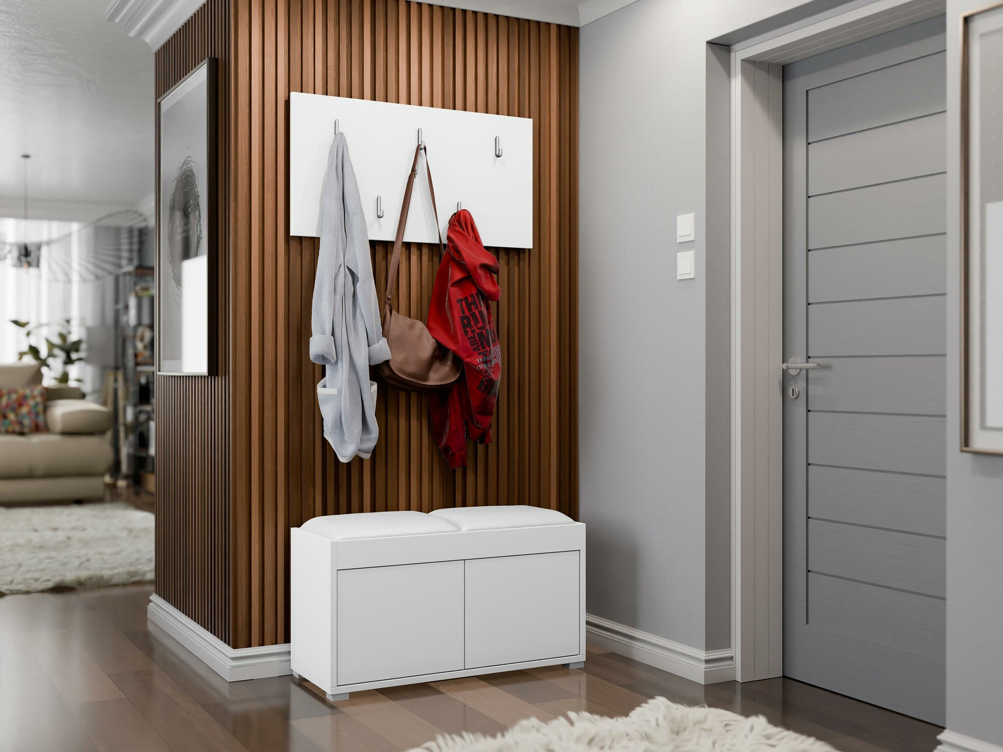 Hallway set Comfivo Tutela (White)