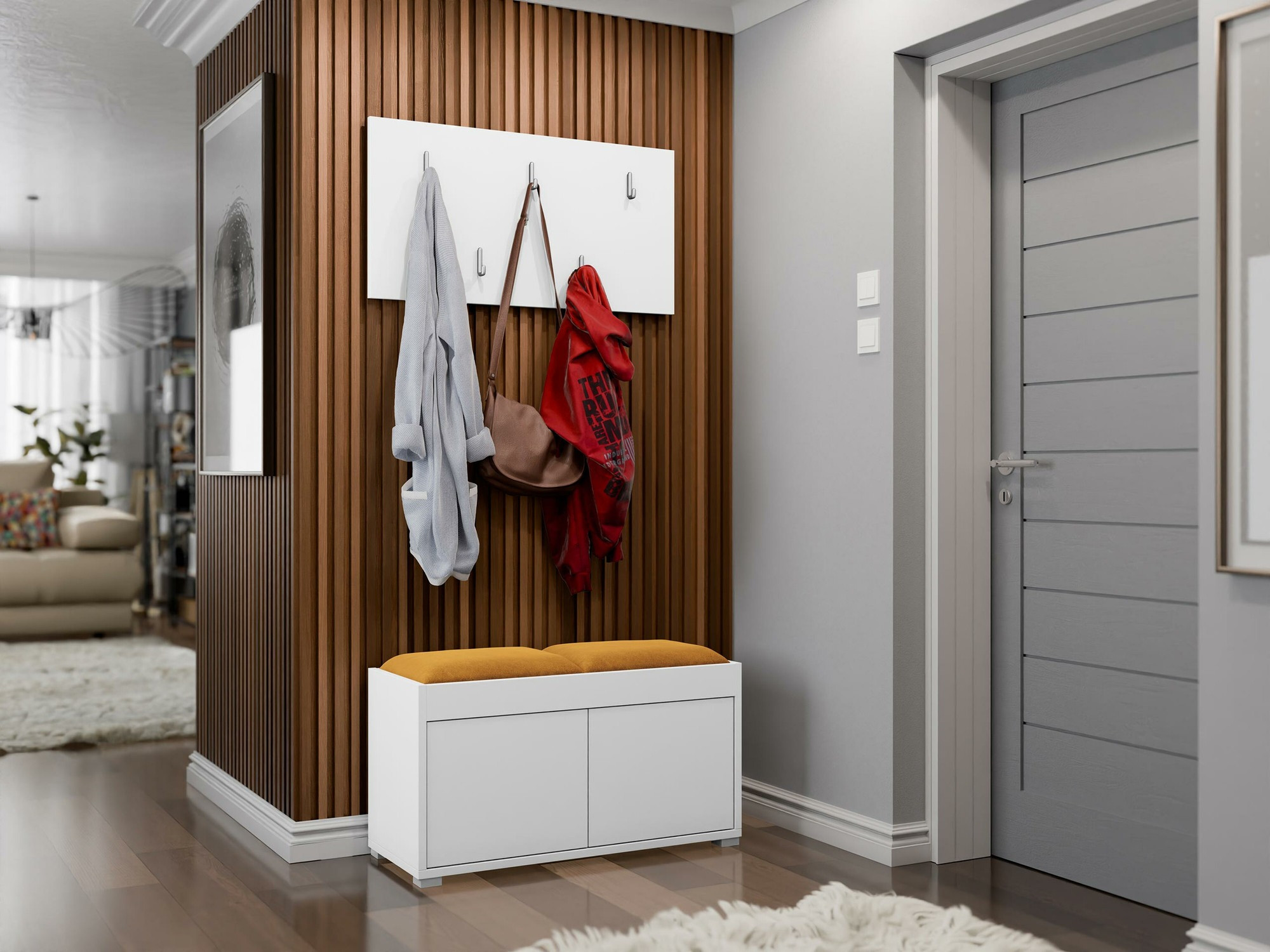 Hallway set Comfivo Tutela (White)