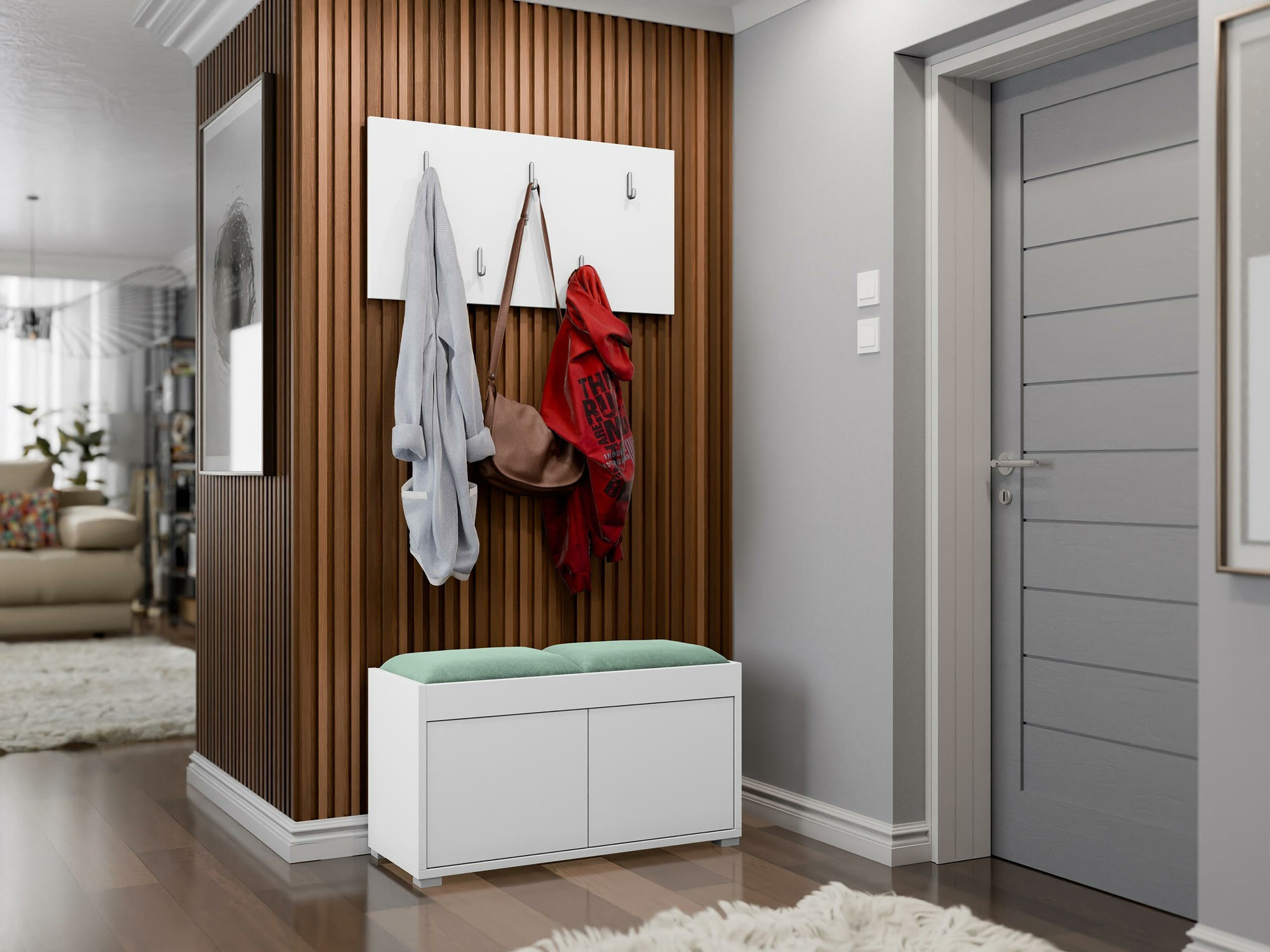 Hallway set Comfivo Tutela (White)