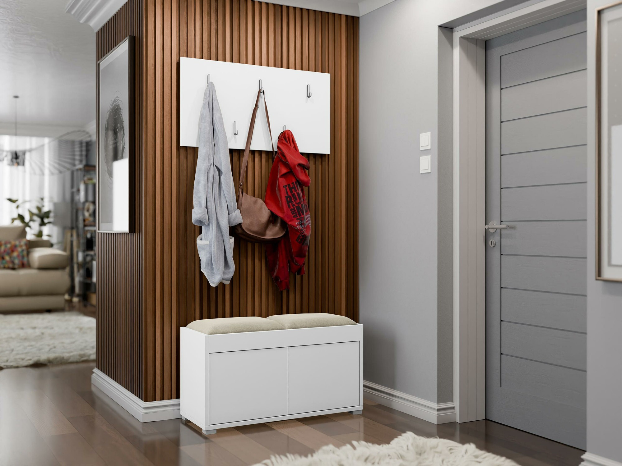 Hallway set Comfivo Tutela (White)