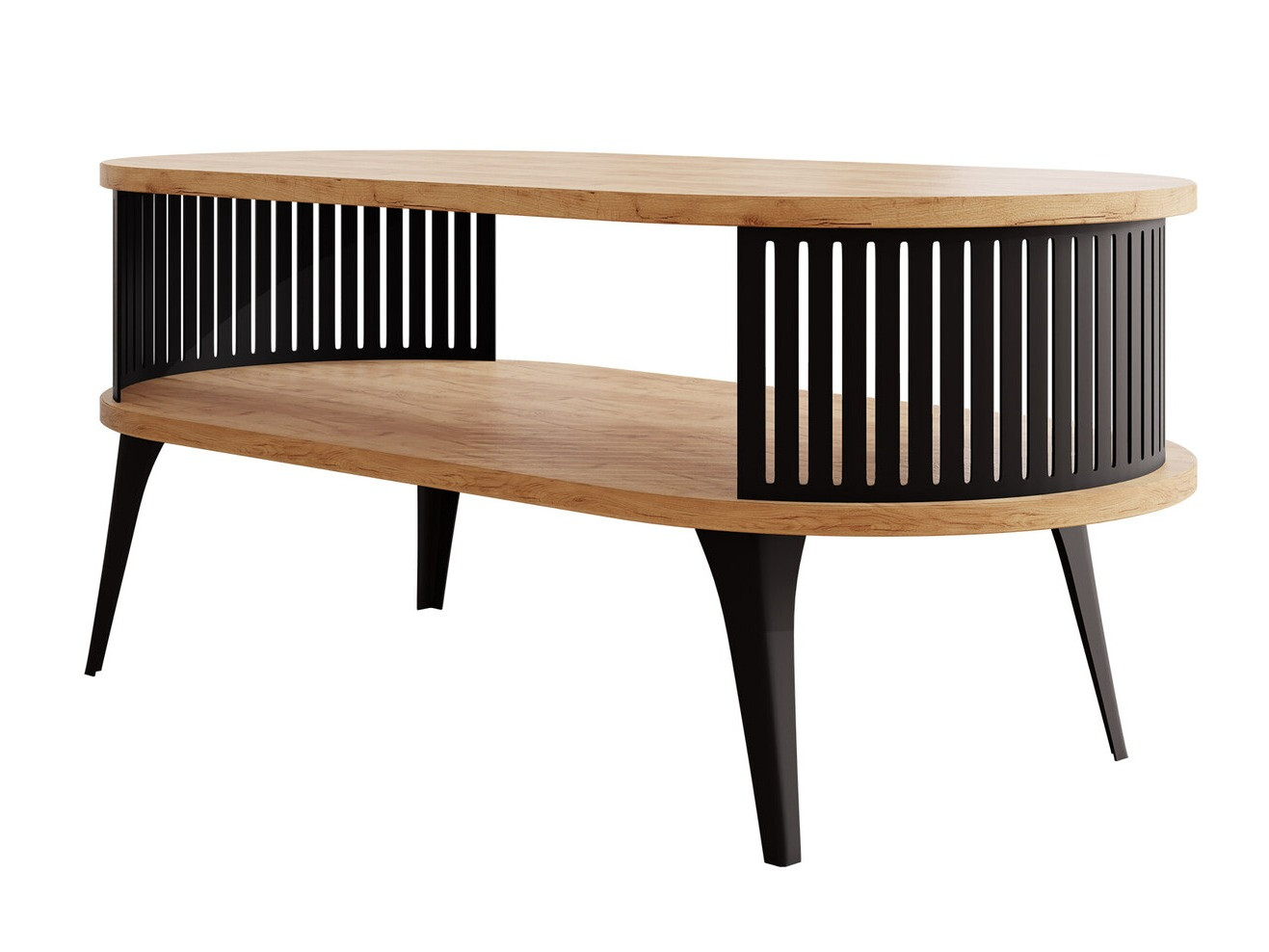 Coffee table Sordore 105 (Black + Craft golden oak)