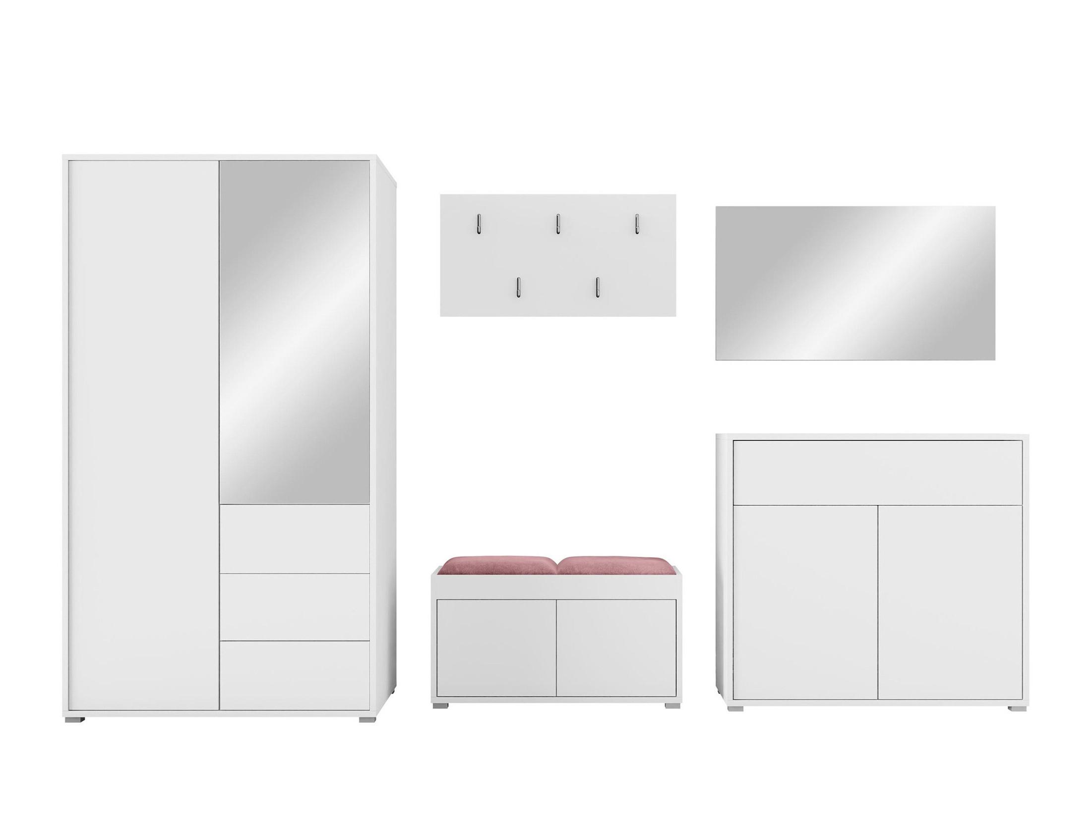 Hallway set Comfivo Tutela V (White)