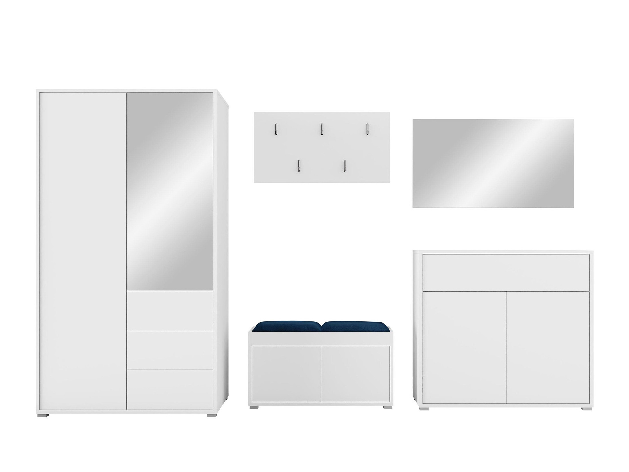 Hallway set Comfivo Tutela V (White)