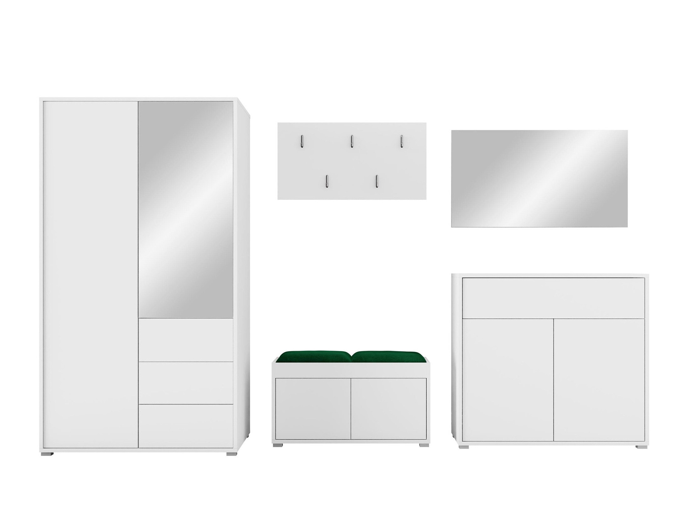 Hallway set Comfivo Tutela V (White)