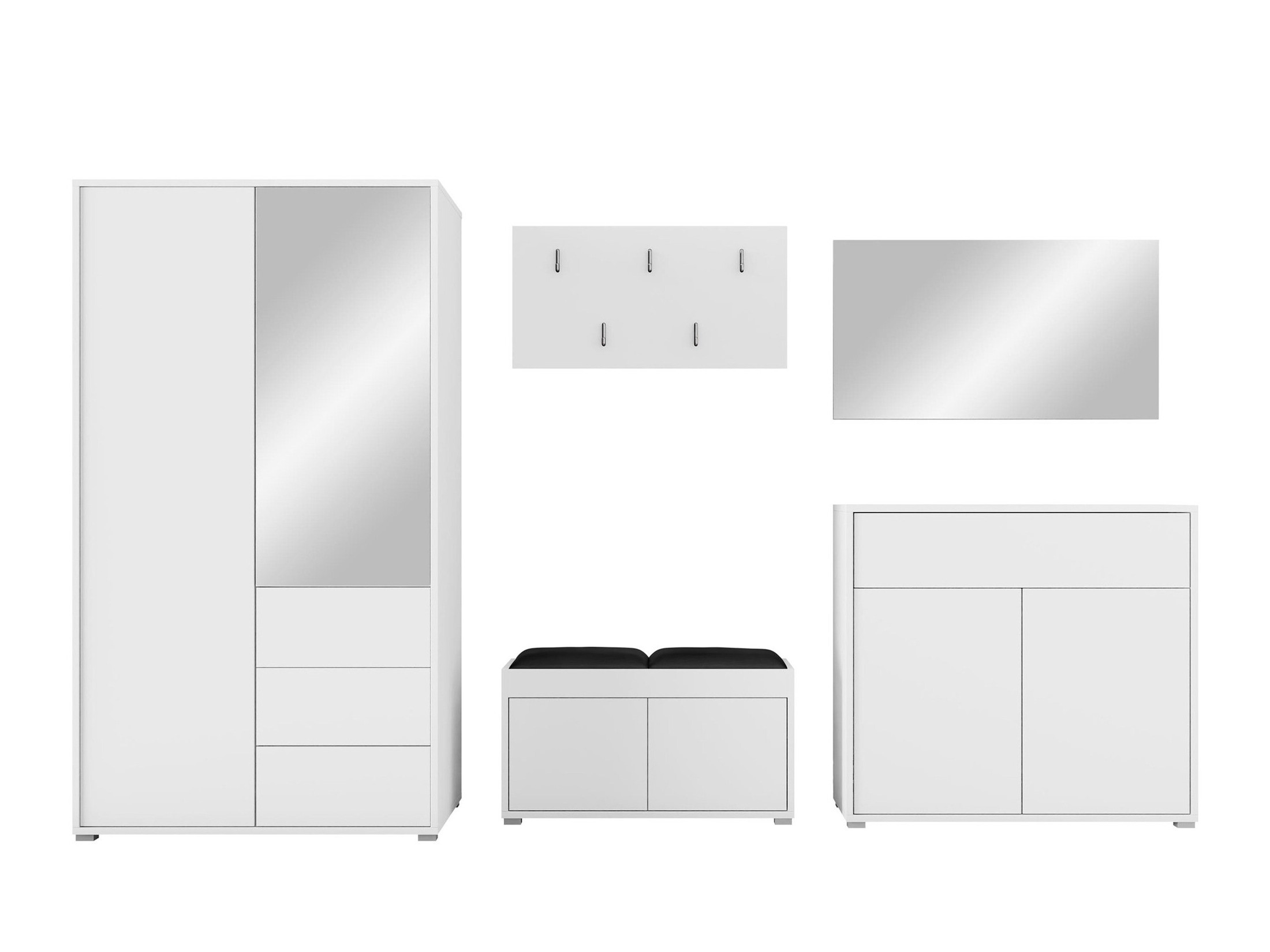 Hallway set Comfivo Tutela V (White)