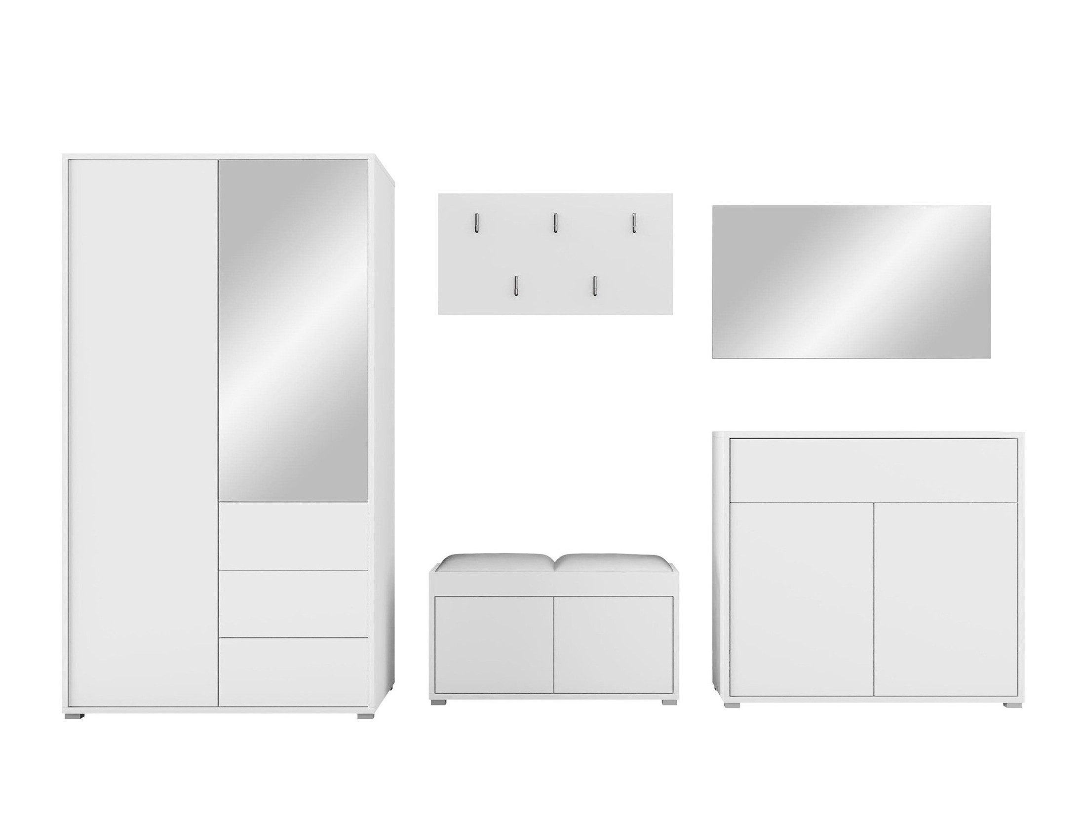 Hallway set Comfivo Tutela V (White)