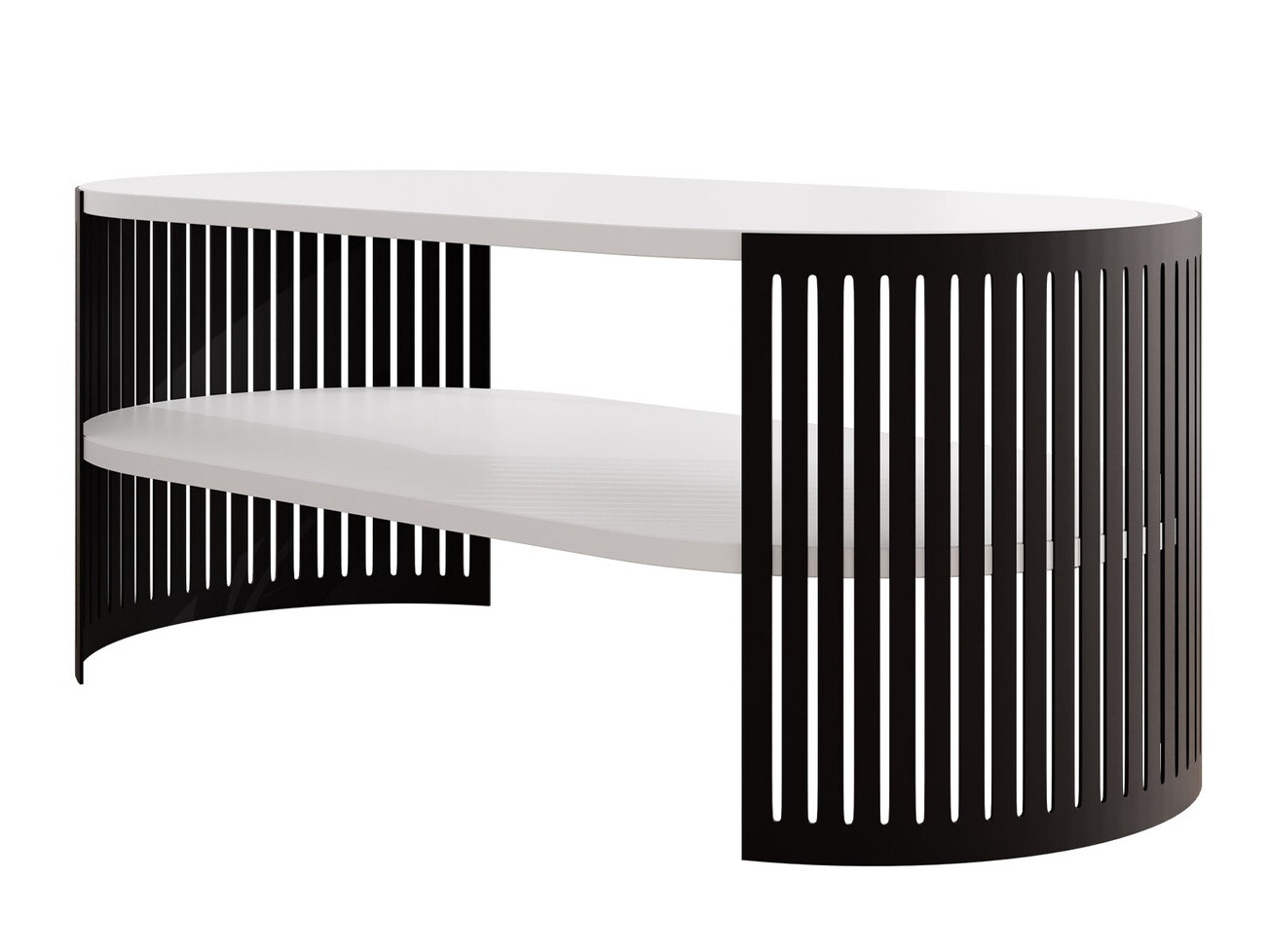 Coffee table Civer III (Black + White)