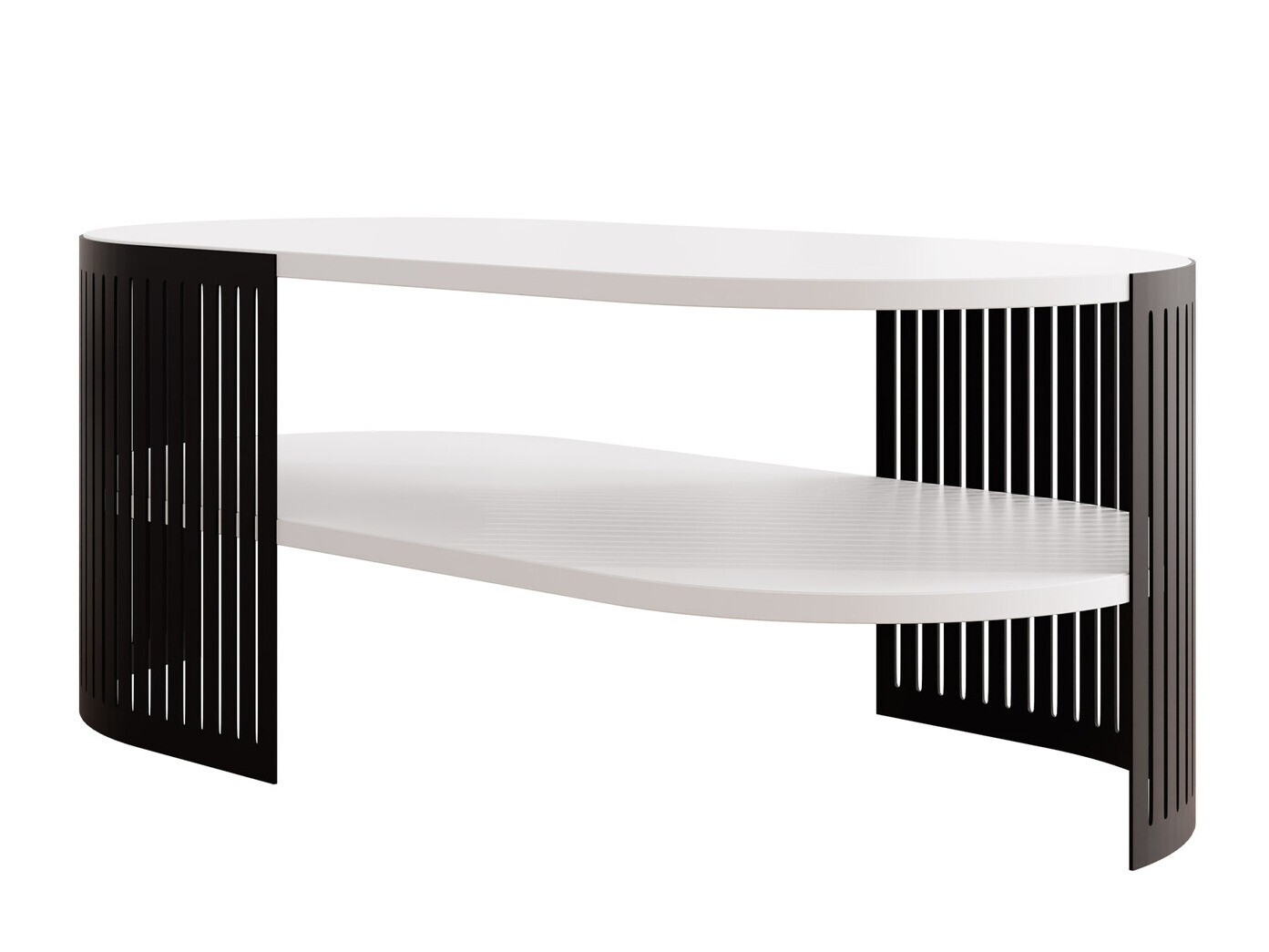 Coffee table Evanola 106 (Black + White)