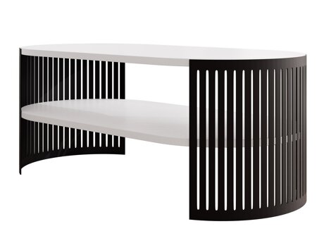 Coffee table Sordore 115 (Black + White)
