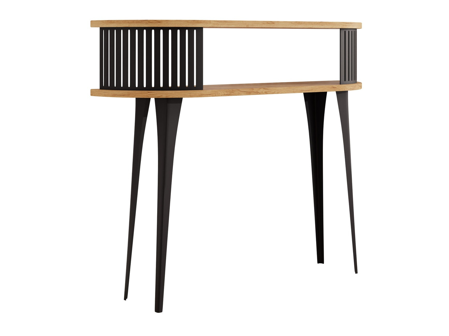 Console table Vitum (Black + Craft golden oak)