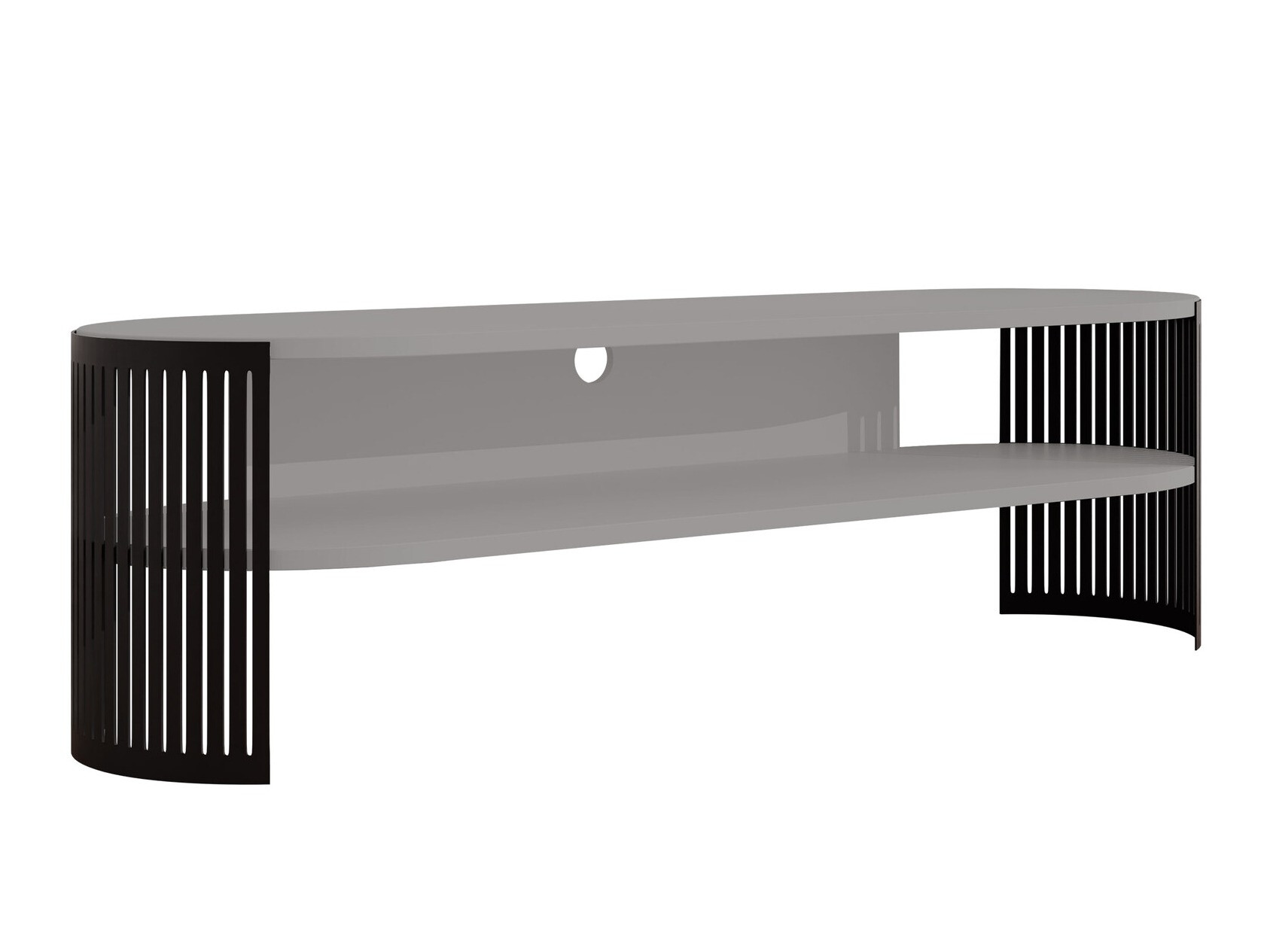 TV stand Civer (Black + Graphite)