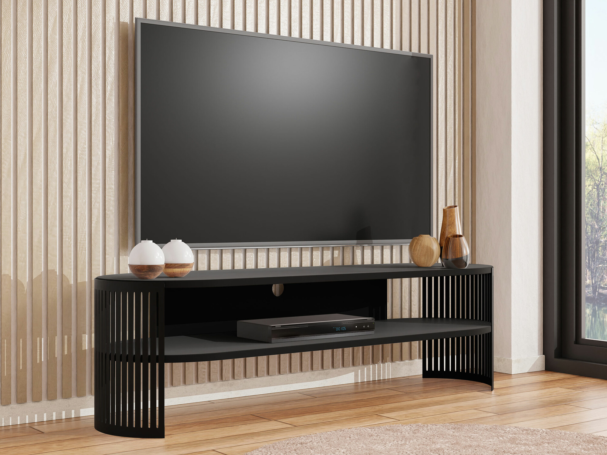 TV stand Evanola 109 (Black)