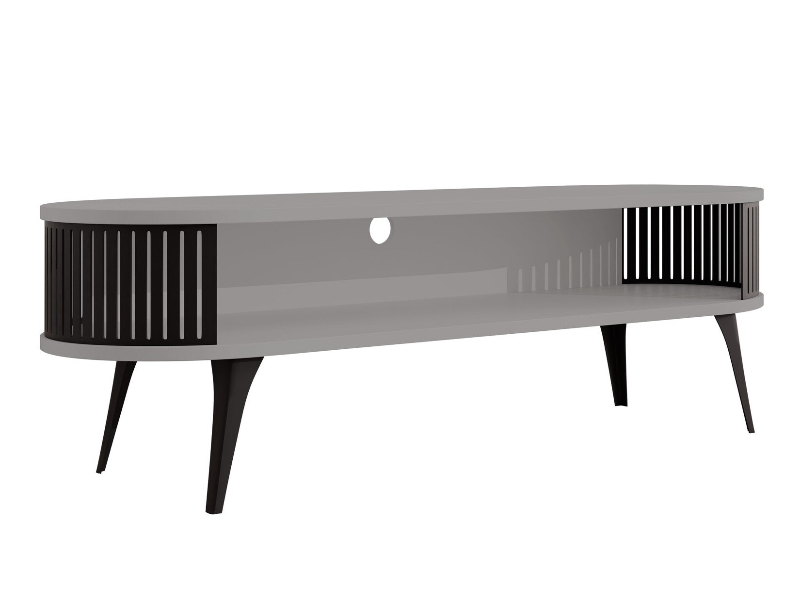 TV stand Vitum (Black + Graphite)