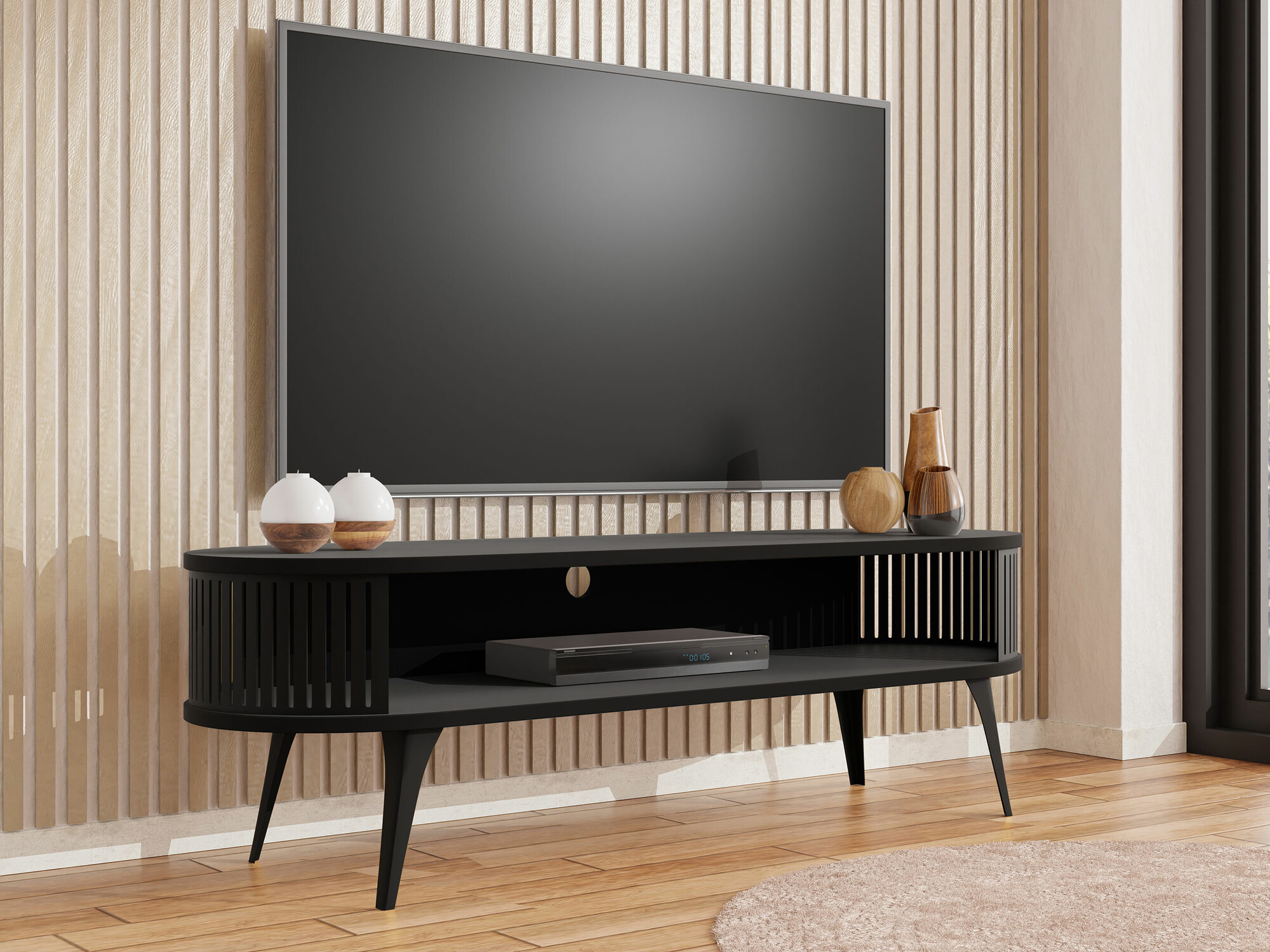 TV stand Vitum (Black)