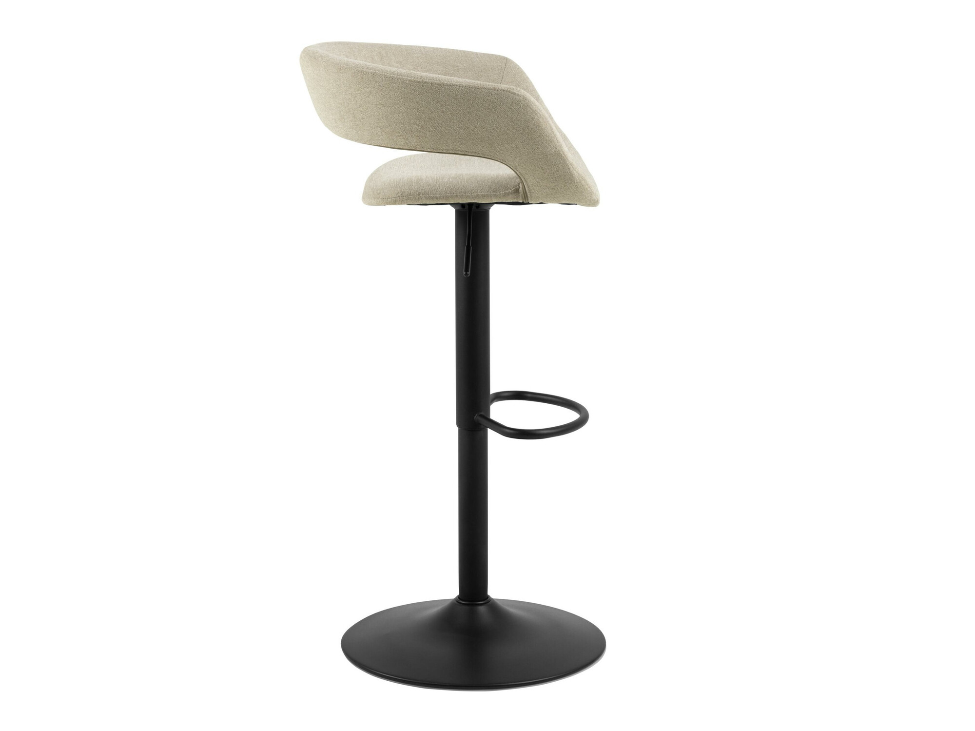 Counter stool Norsica 280 (Light brown + Black)