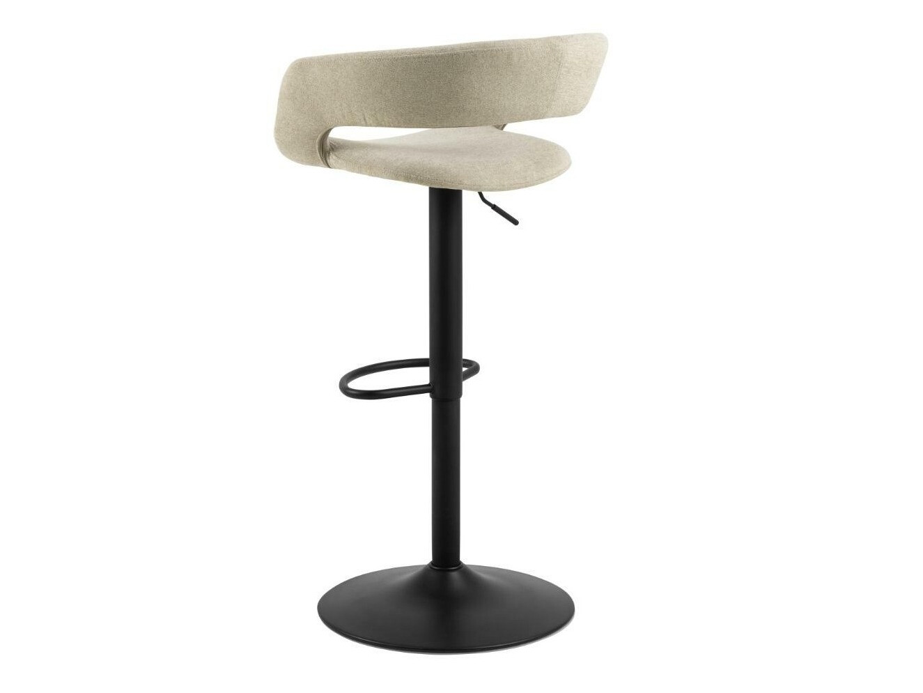 Counter stool Norsica 280 (Light brown + Black)