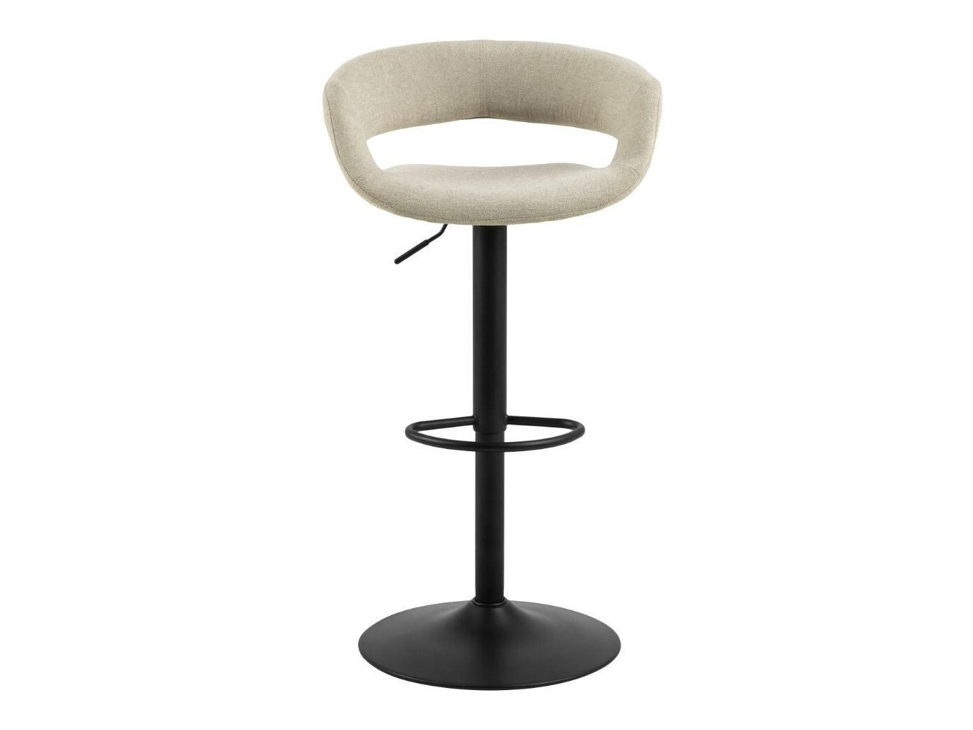 Counter stool Norsica 280 (Light brown + Black)