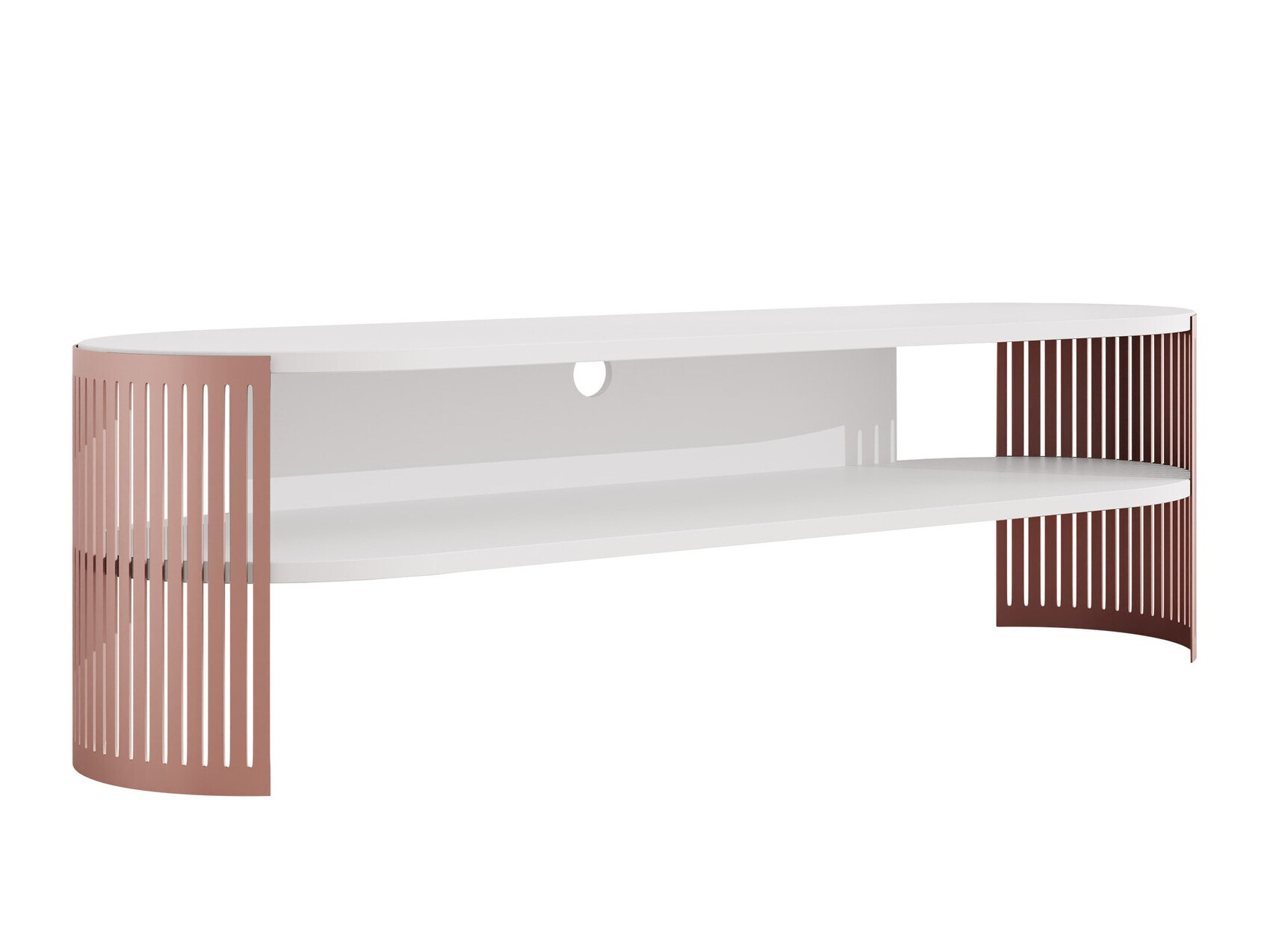 TV stand Evanola 111 (Pink + White)