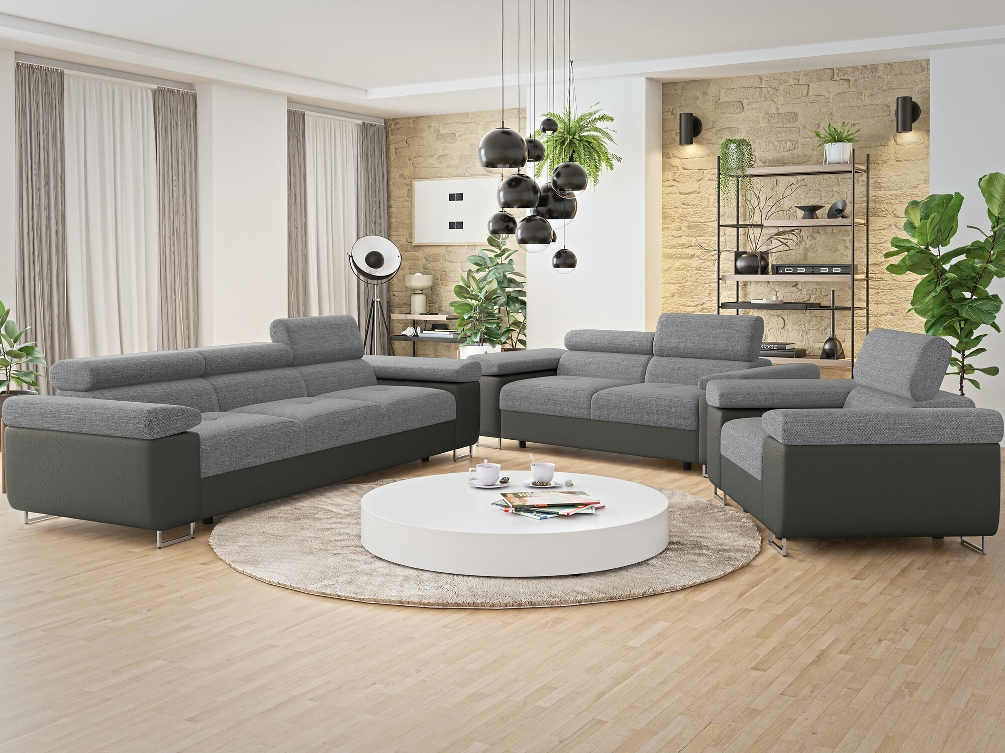 Sofa bed Comfivo Vinetum (Soft 029 + Lux 05)