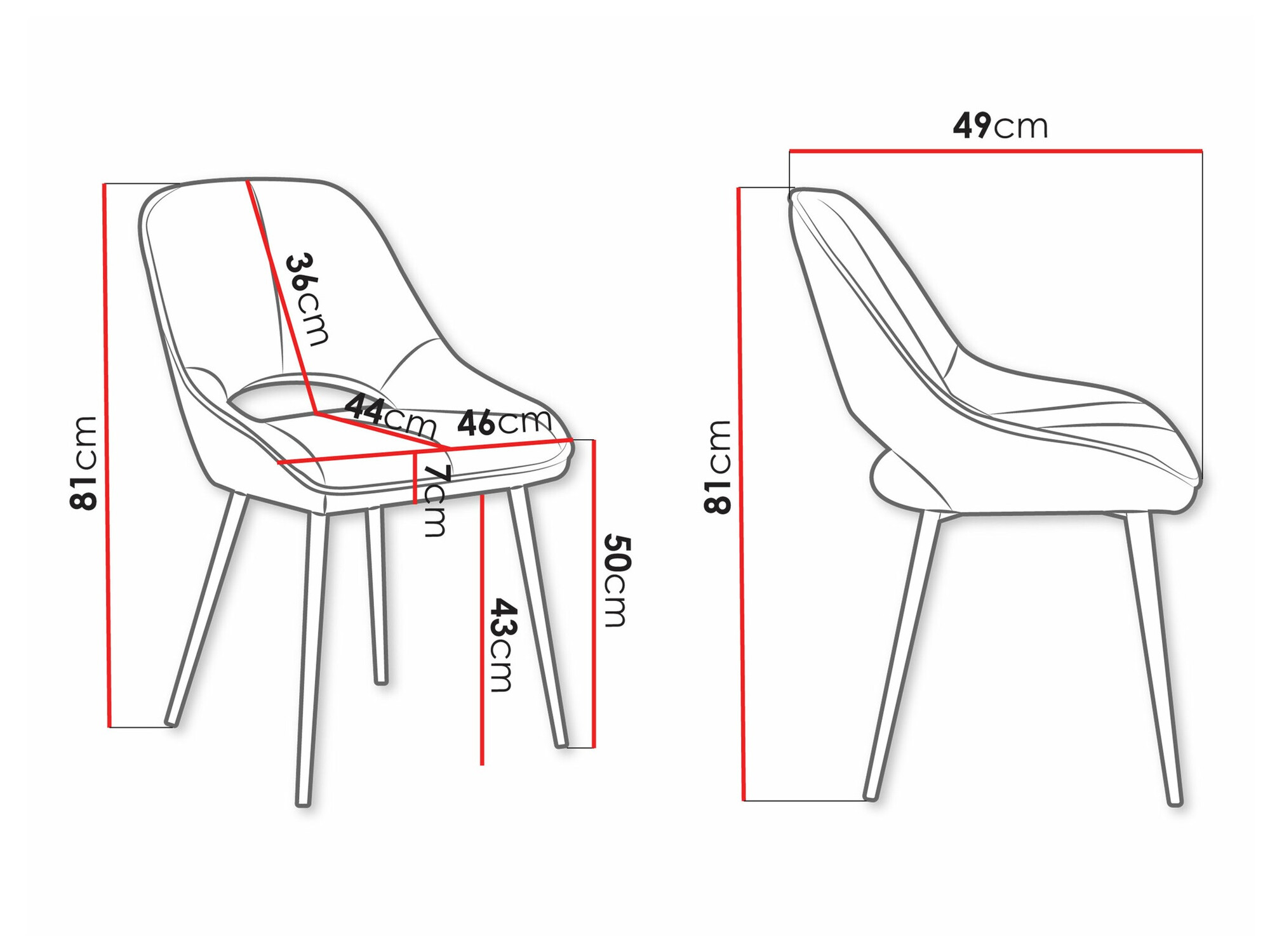 Chair Comfivo Hilaritas XII (Black)