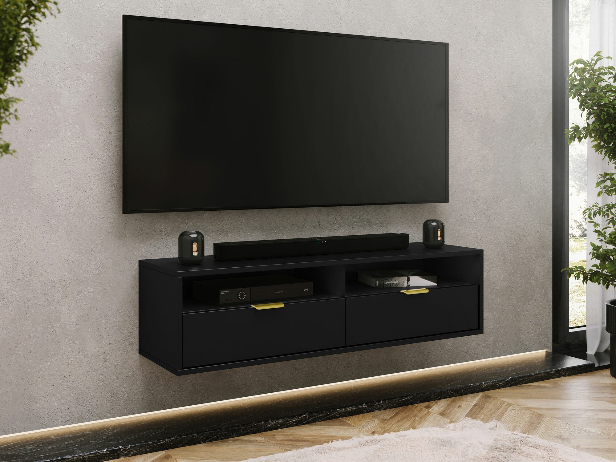 TV stand Hamilton 102 (Black)