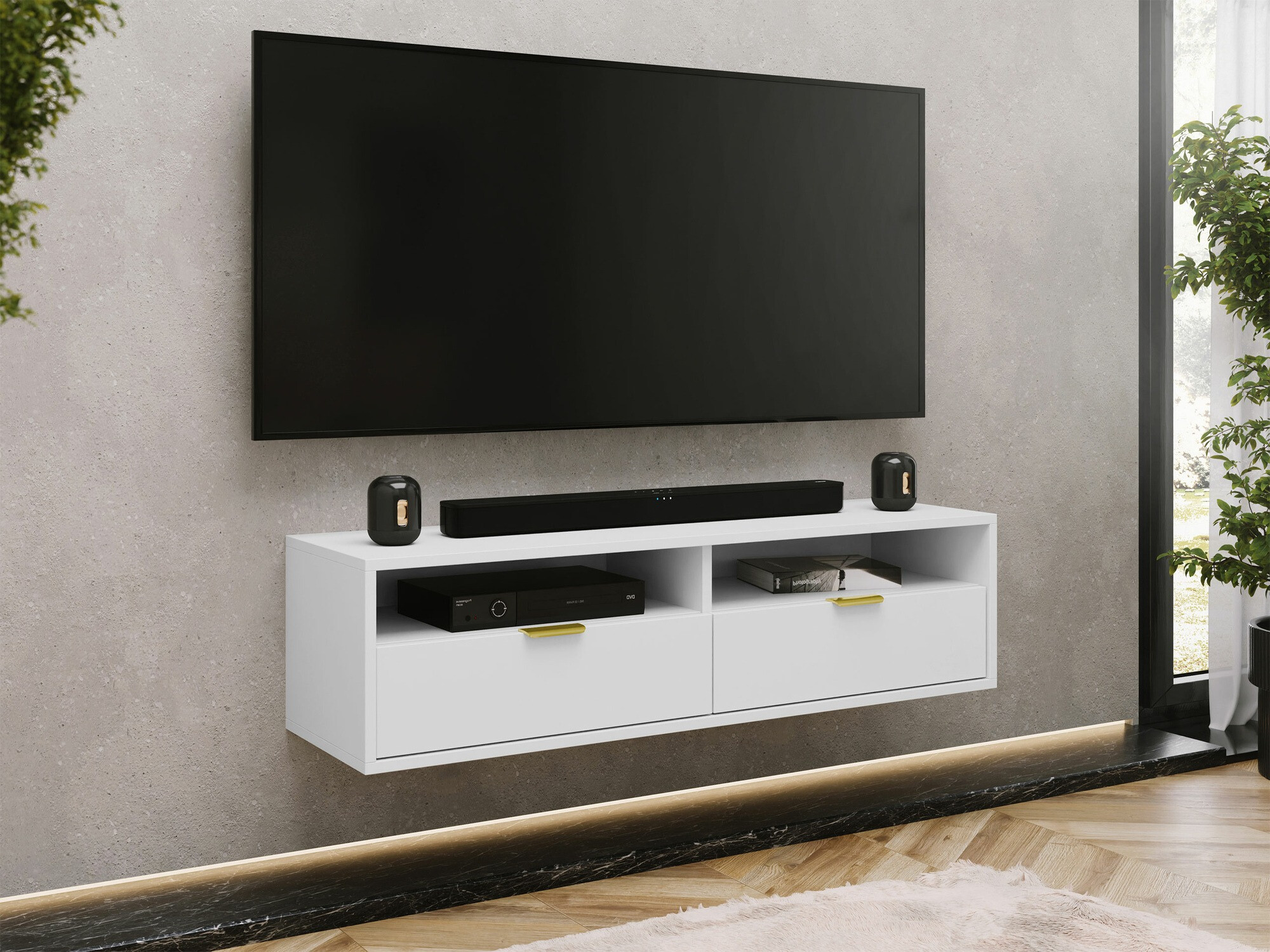 TV stand Hamilton 102 (White)