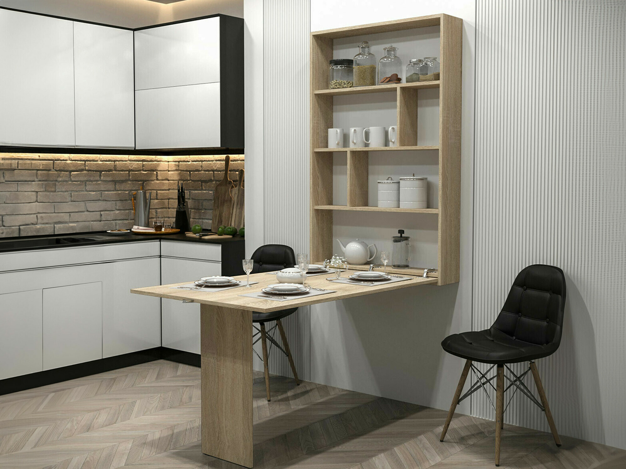 Folding table Pinis III (Sonoma oak)