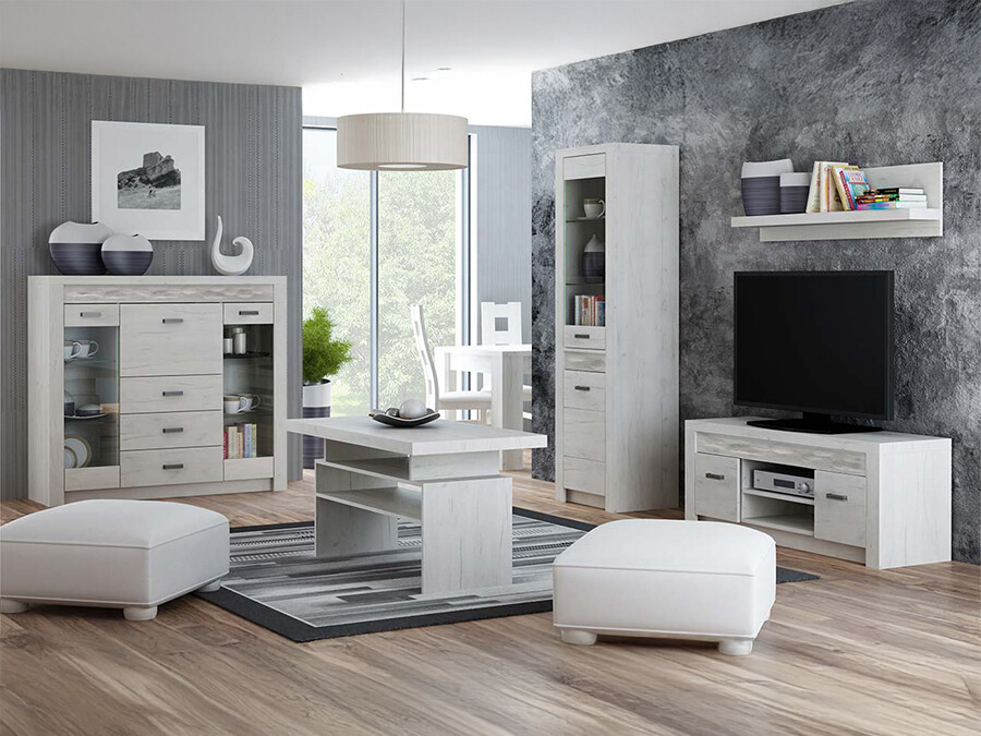 Living room set Serfeno 122 (Craft white)
