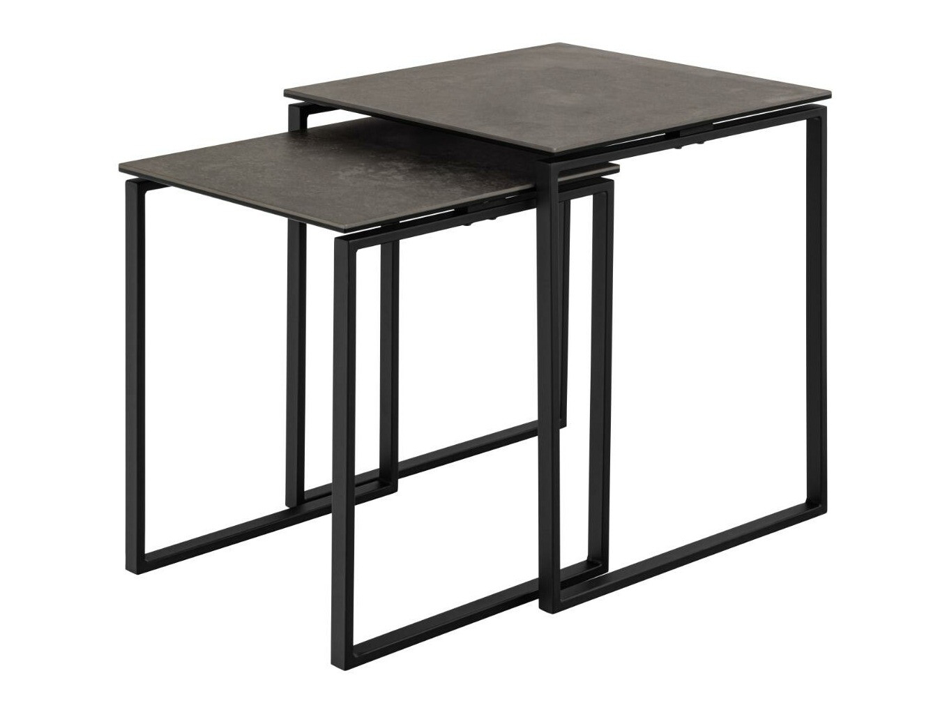 Nest of side tables Norsica 873 (Black)
