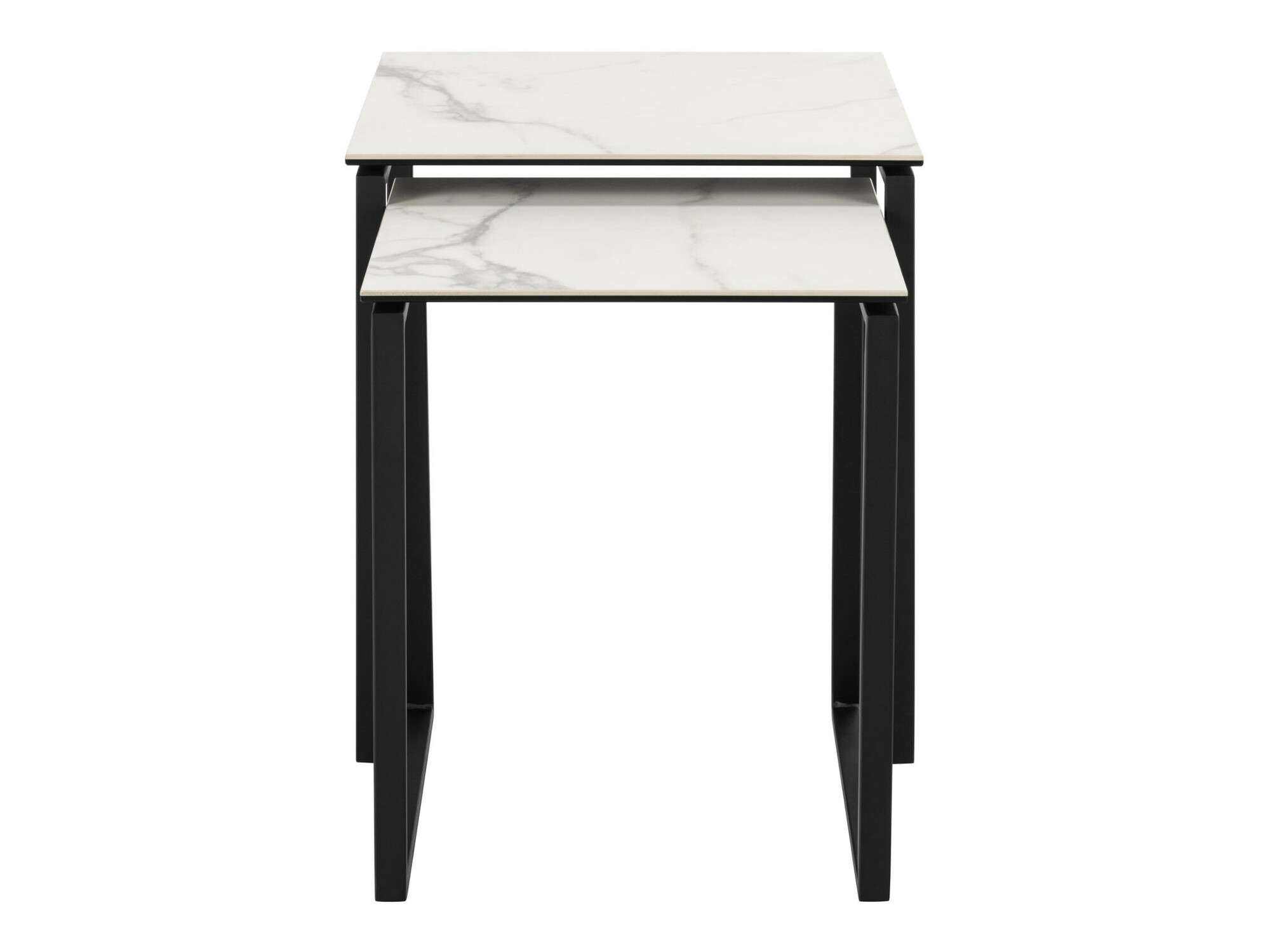 Side table set Norsica 873 (White marble)