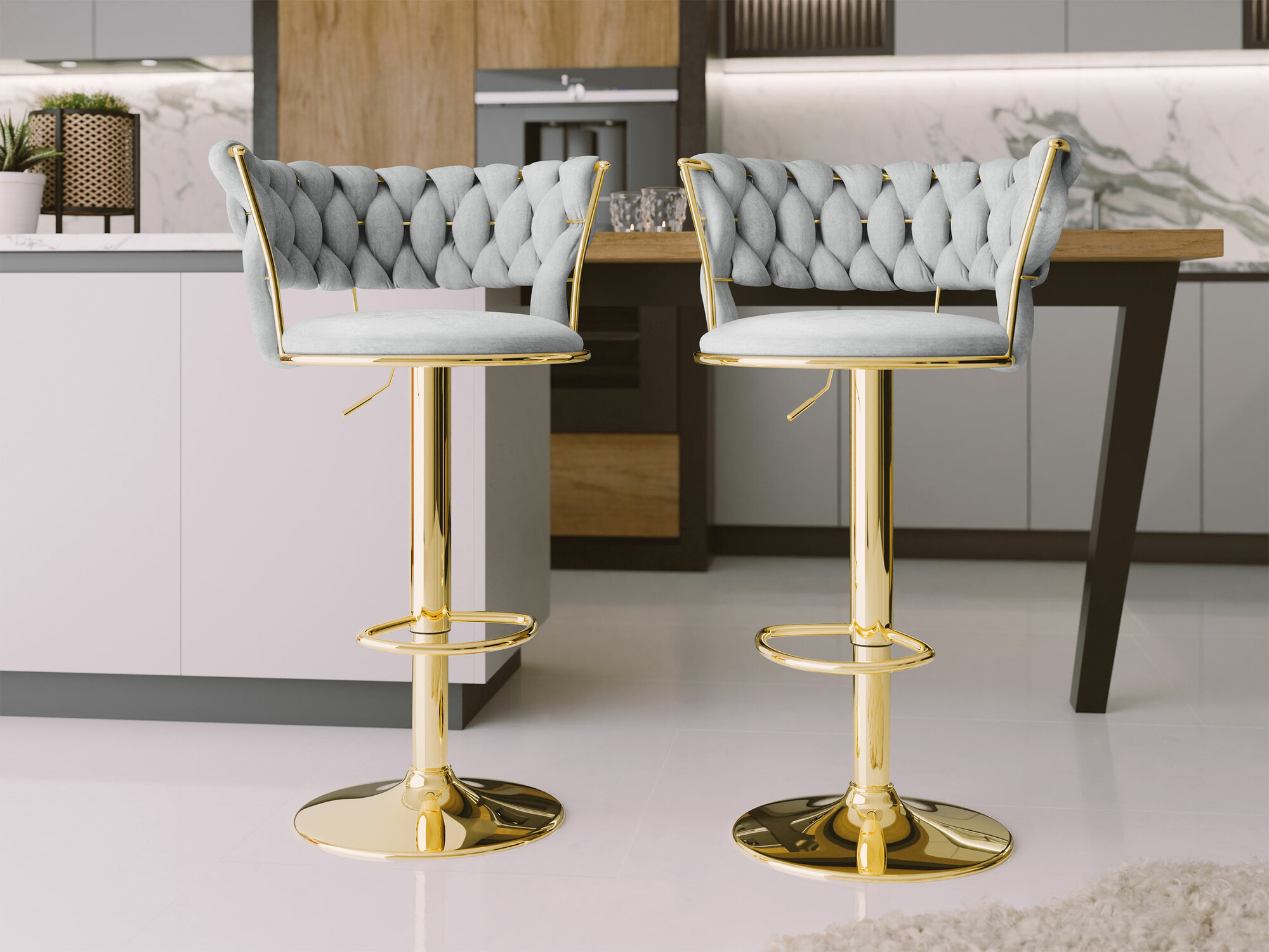 Bar stool Comfivo Hilaritas II (Grey)