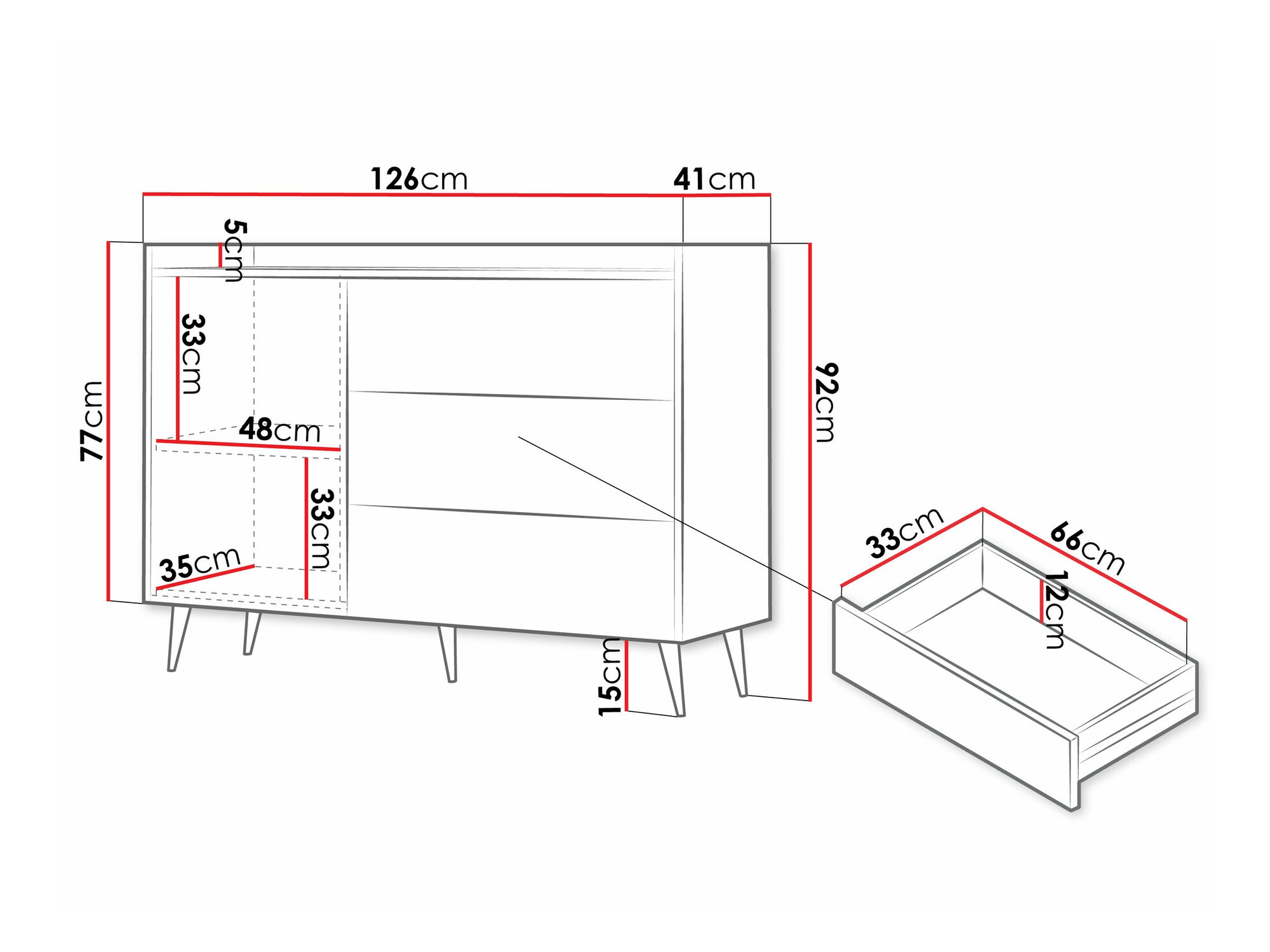 Chest of drawers Mirfivu 103