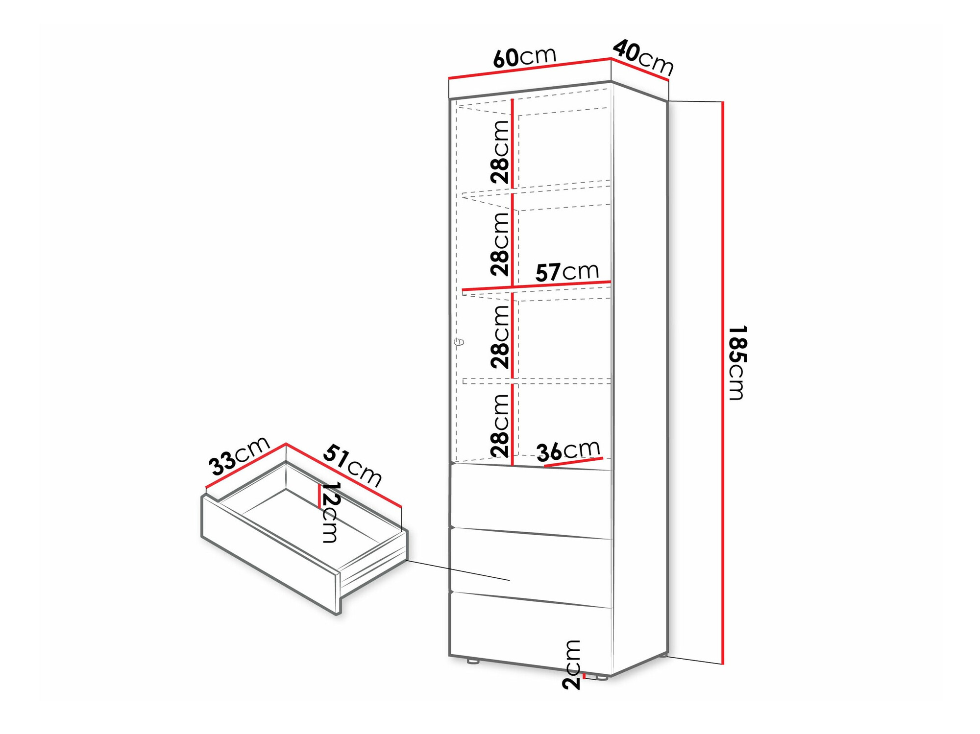 Bookcase Domcali 103