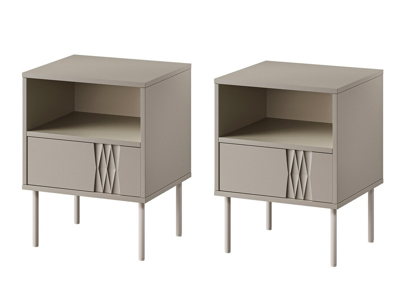 Set of bedside tables Tolete 106 (Beige)