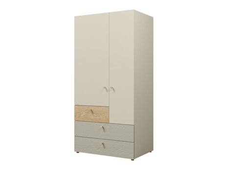Wardrobe Domcali 101 (Grey + Oak)