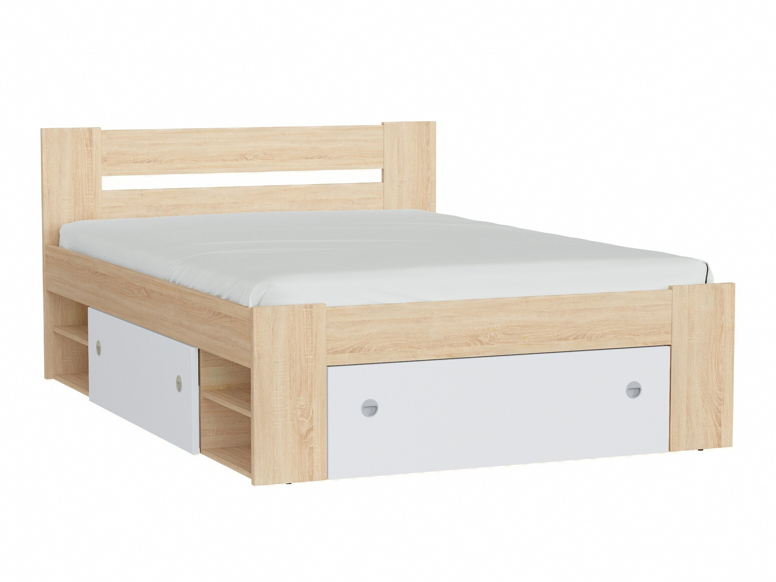 Bed Novsore 128 (Sonoma oak)