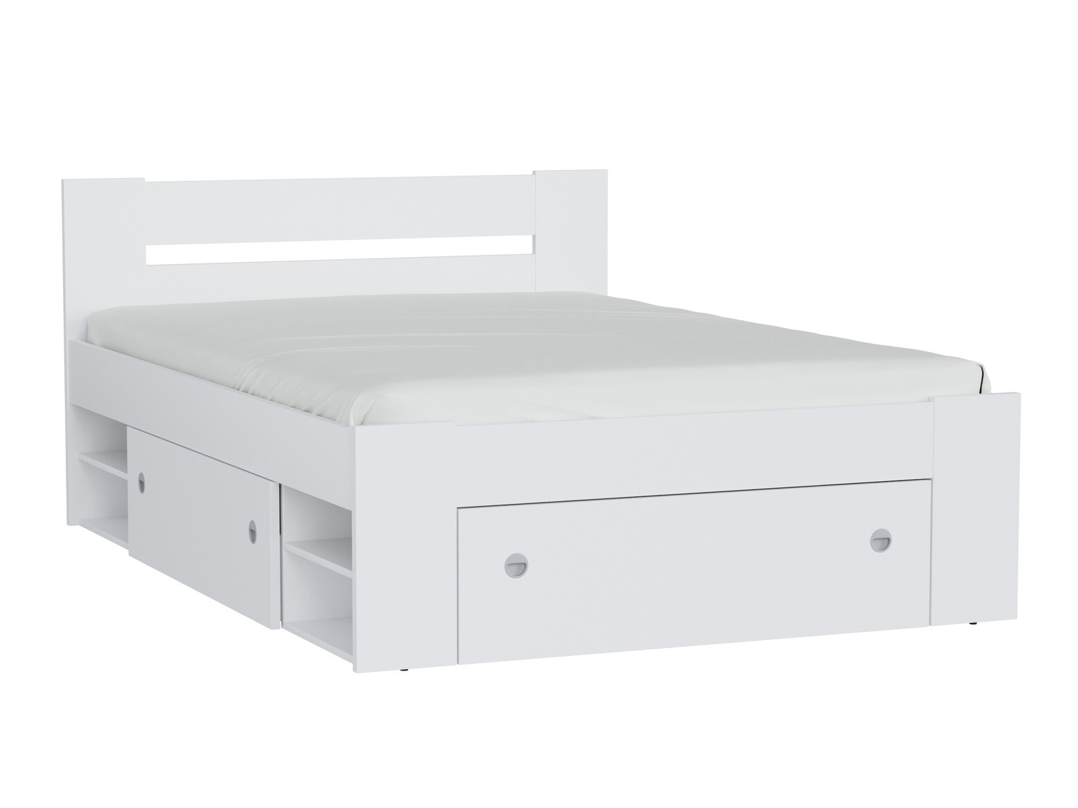 Bed Novsore 128 (White)