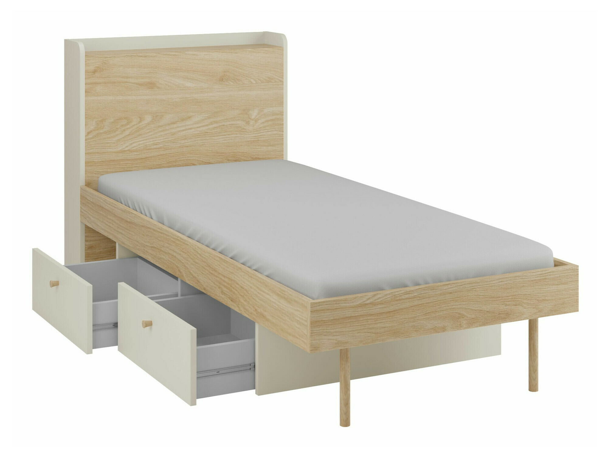 Children's room set Domcali 116 (Grey + Oak)