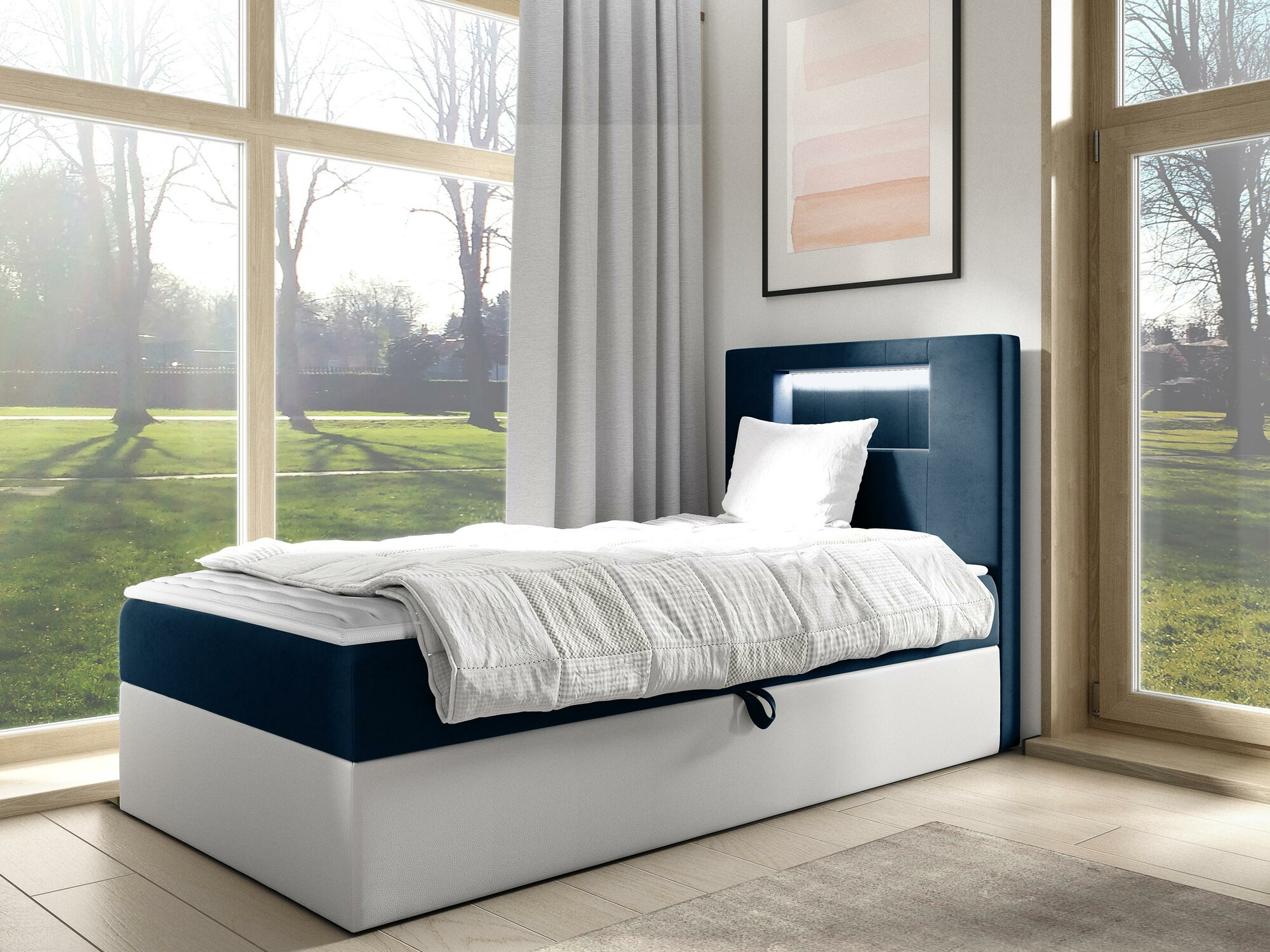 Continental bed Lucus V (Soft 017 + Fresh 11)