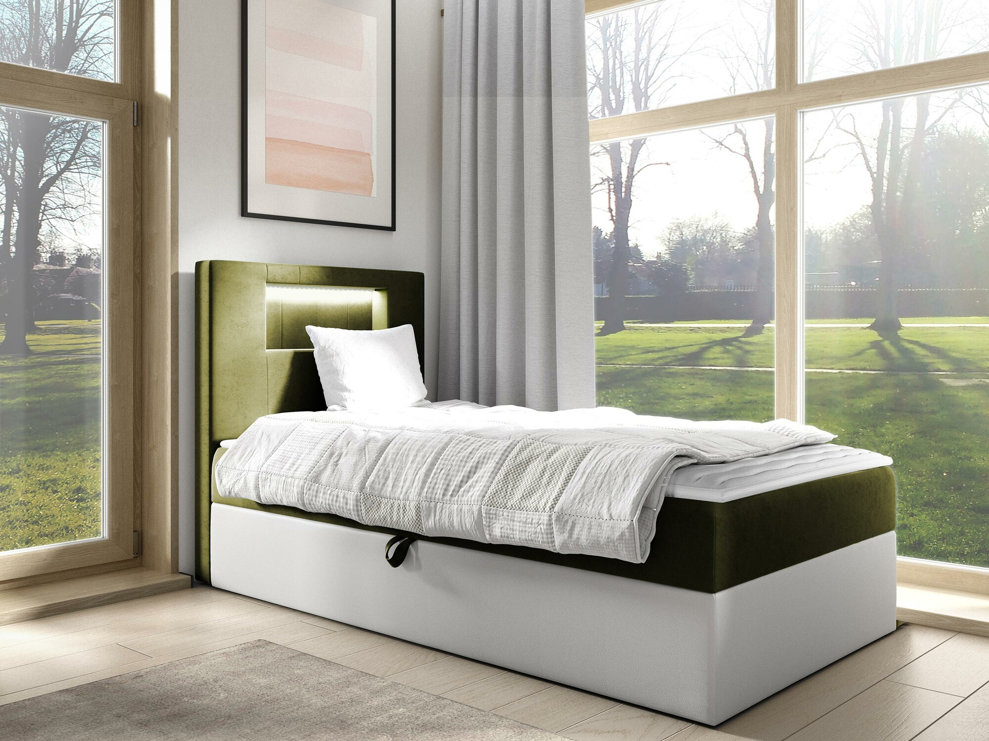 Continental bed Lucus V (Soft 017 + Fresh 12)