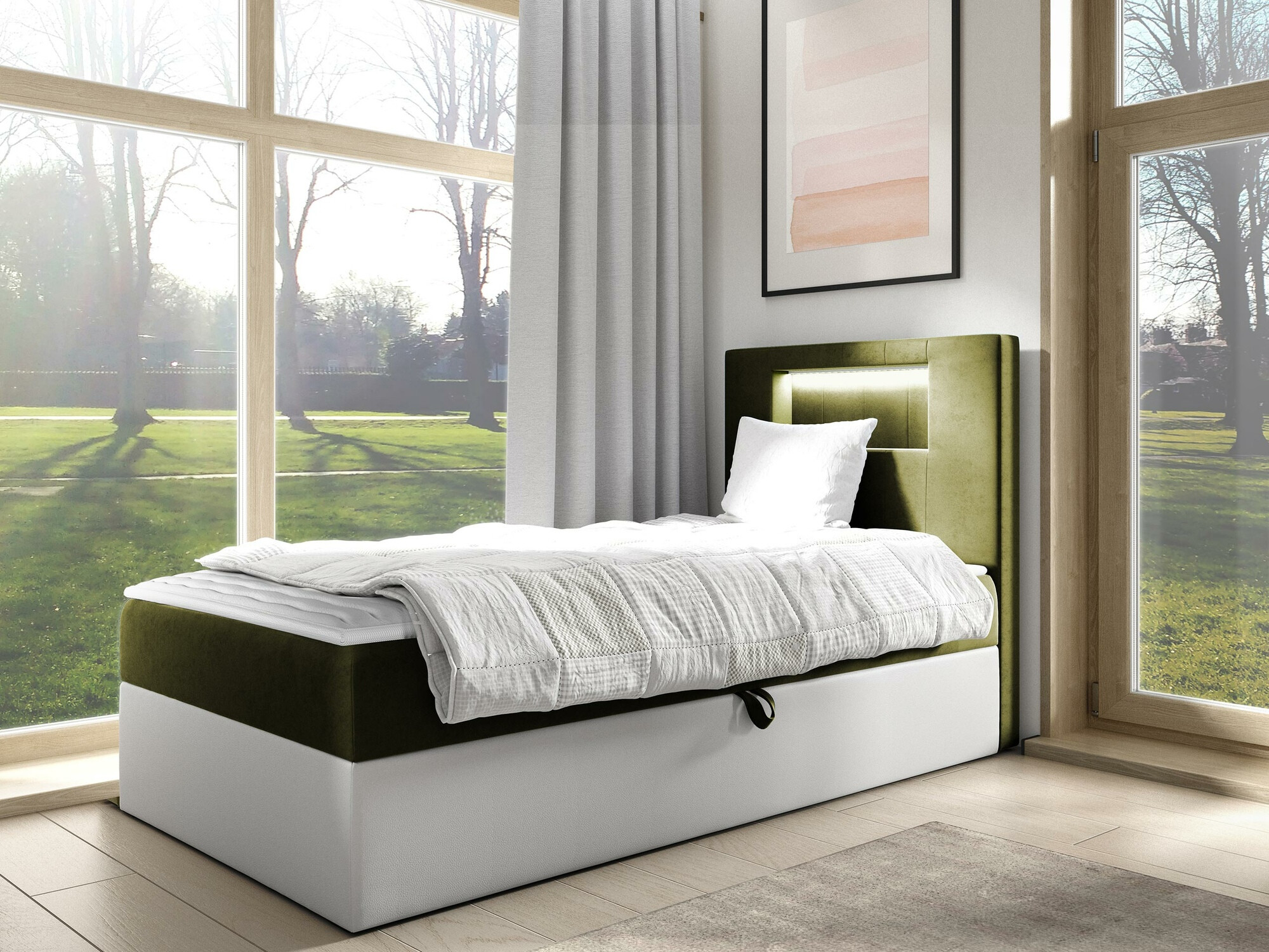 Continental bed Lucus V (Soft 017 + Fresh 12)